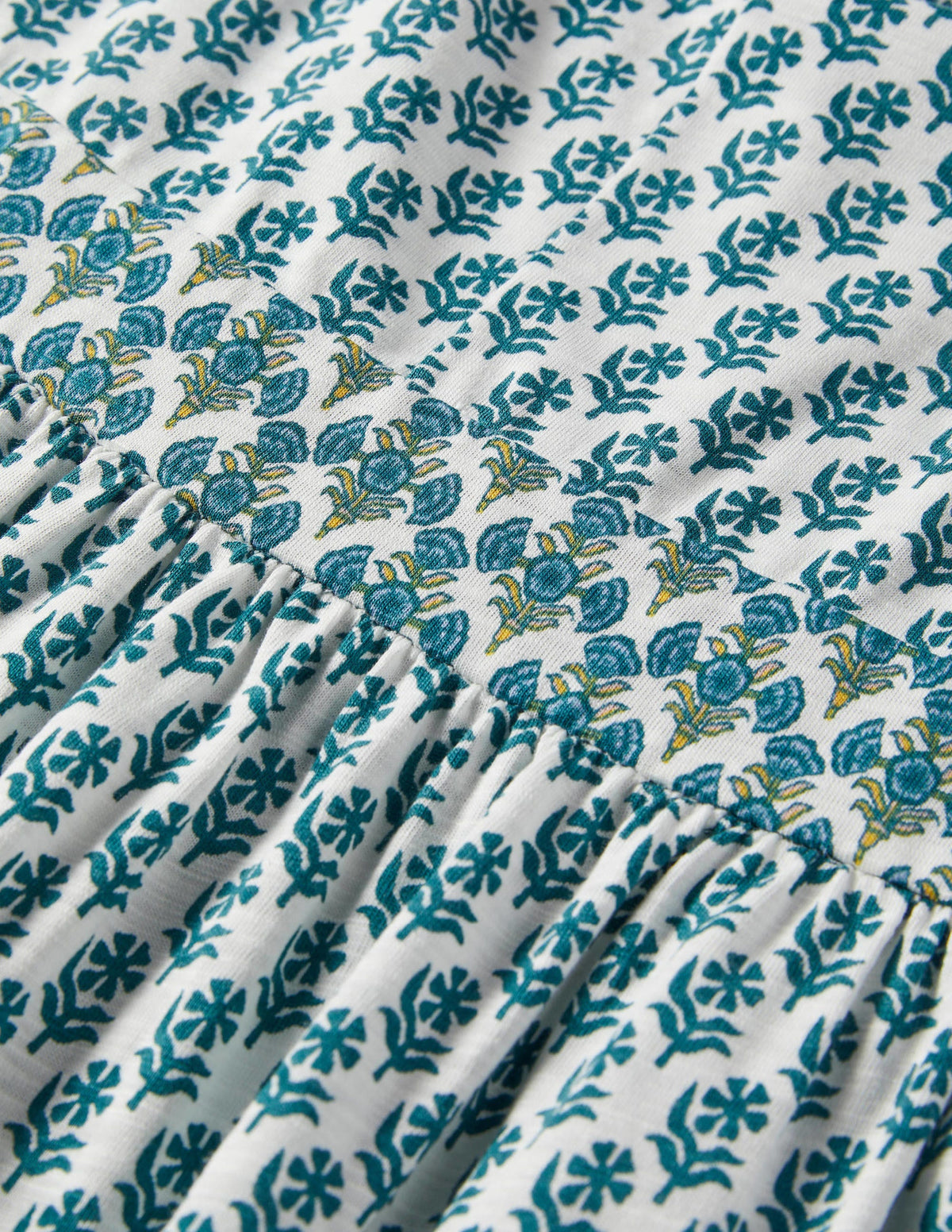 Strappy Jersey Maxi Dress-Chesapeake, Woodblock Bloom - Image 5