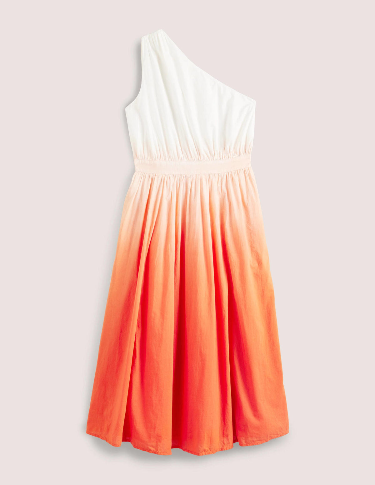 One Shoulder Midi Dress-Firecracker Dip Dye-6
