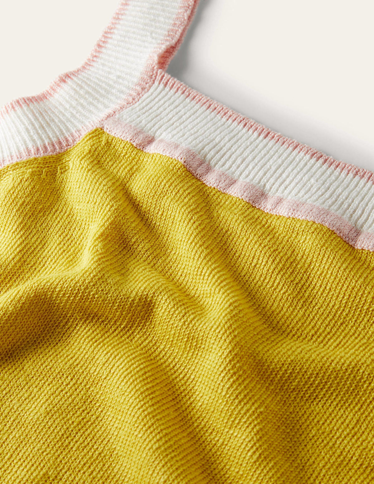 Square Neck Linen Tank-Lemon Fizz-5