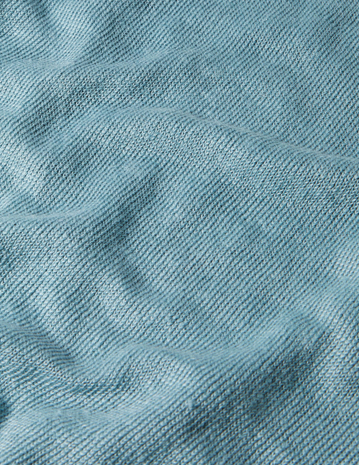 Linen Knitted  T-shirt-Larkspur Blue - Image 5