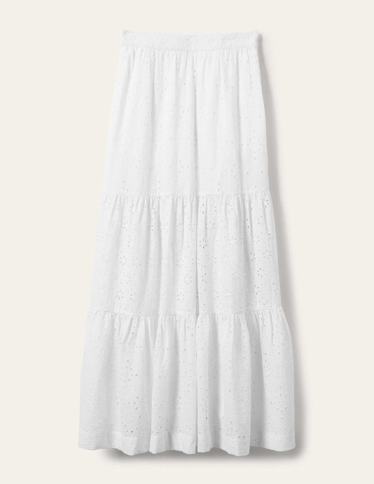 Hazel Broderie Maxi Skirt-White, Broderie-8