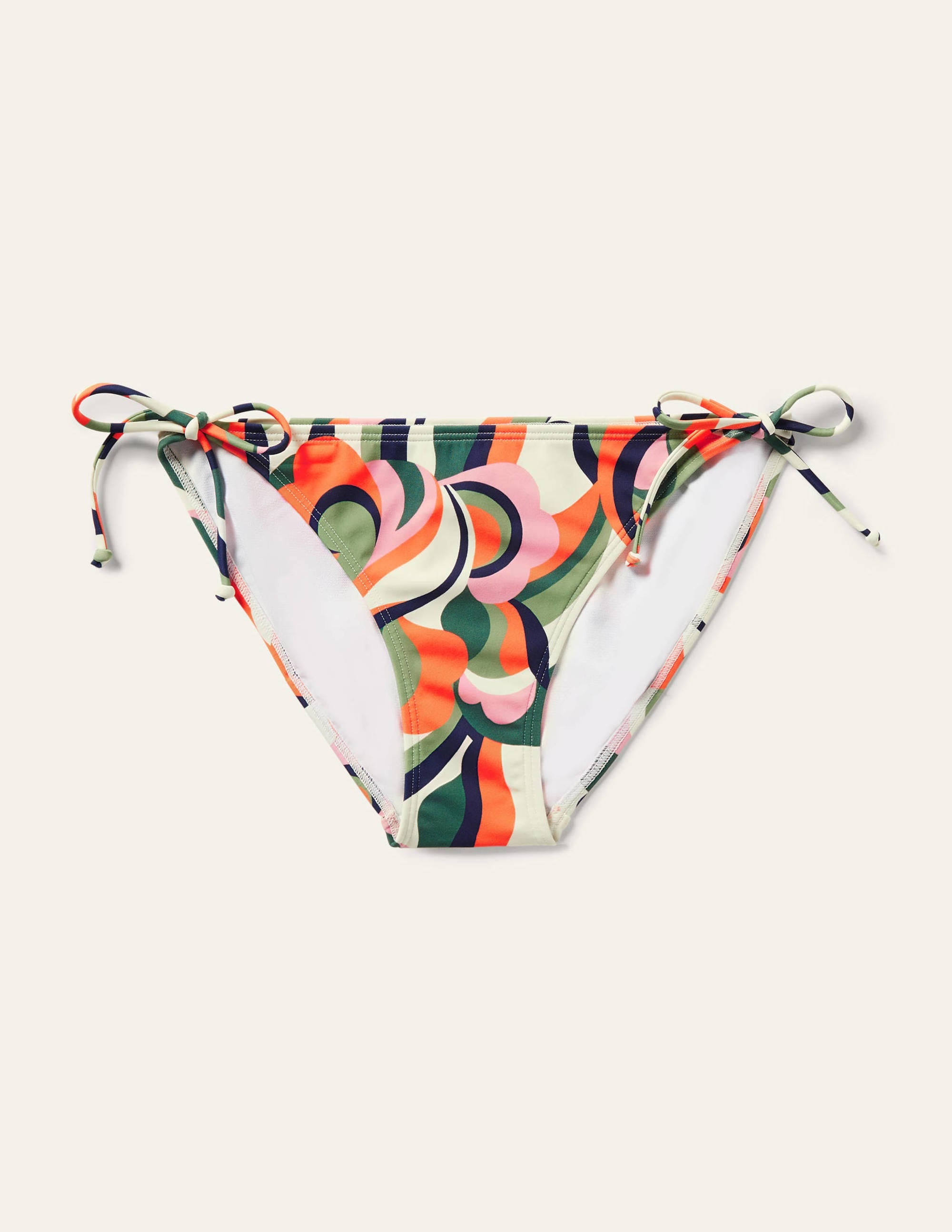 Symi String Bikini Bottoms-Multi, Abstract Swirl - Image 5