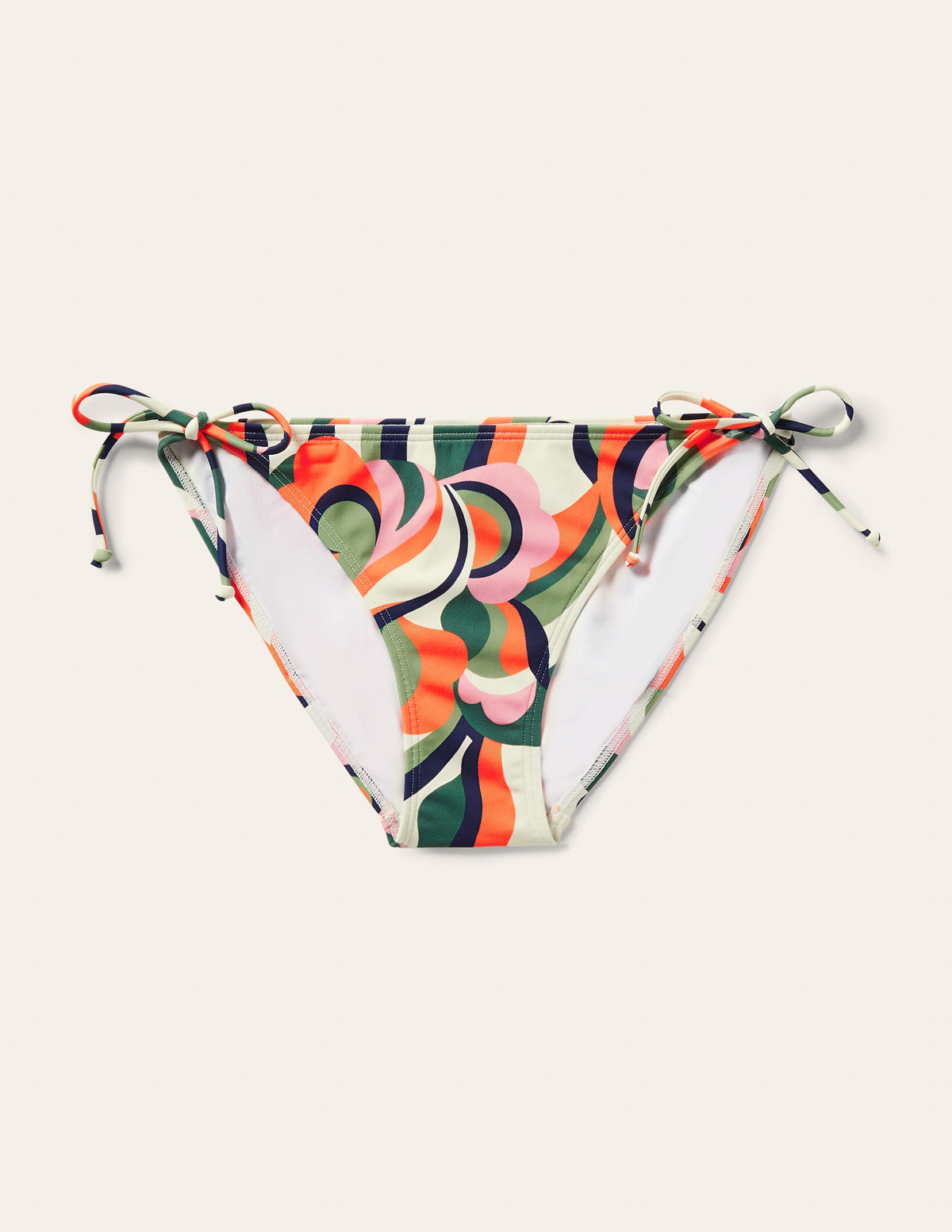 Symi String Bikini Bottoms-Multi, Abstract Swirl-1