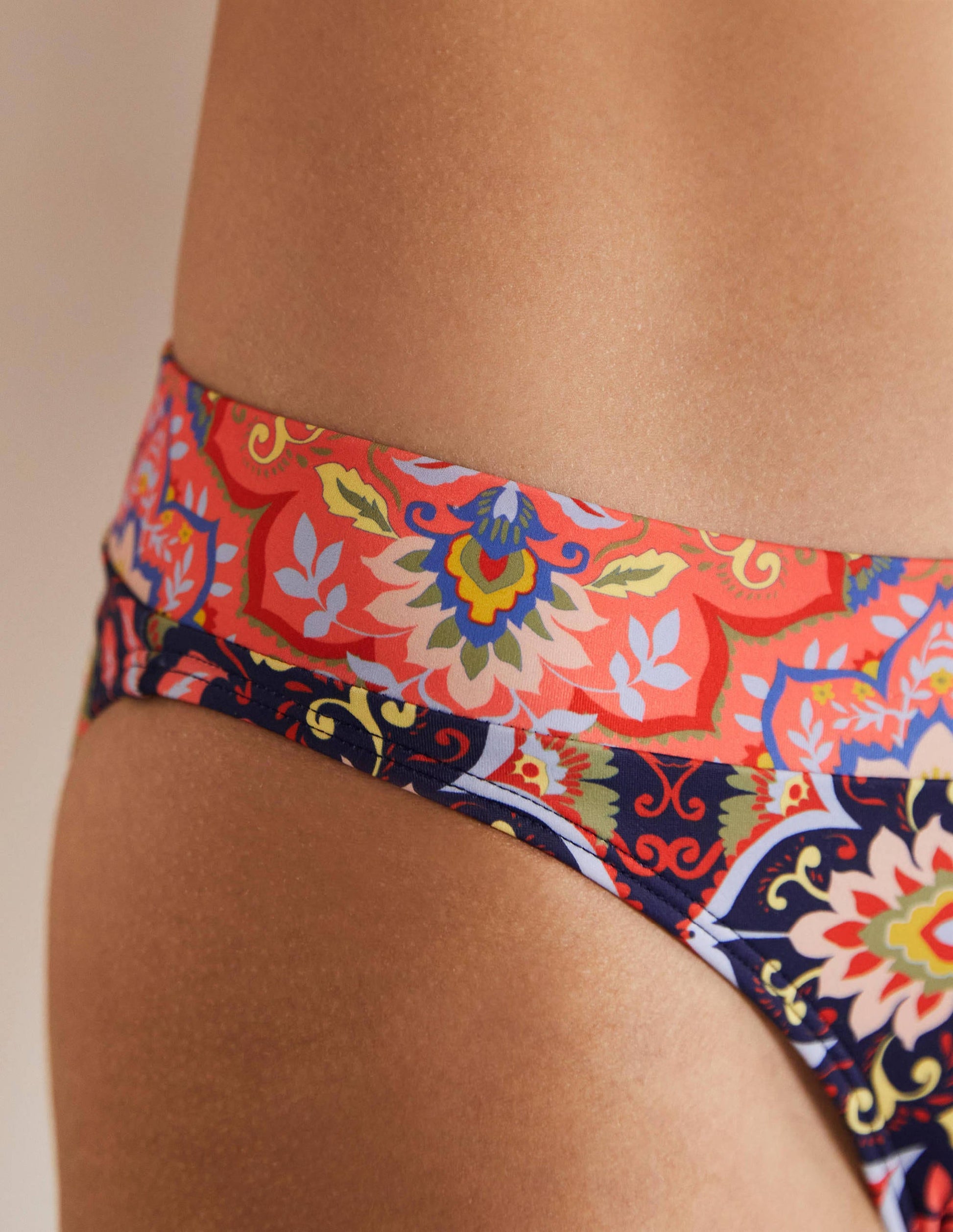 Ithaca Panel Bikini Bottoms-French Navy, Bloomsbury-2