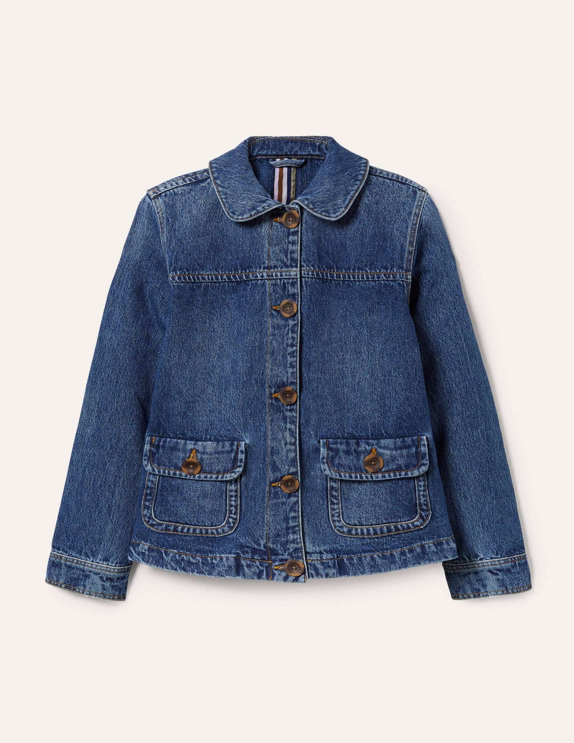 Patch Pocket Chore Jacket-Mid Vintage - Image 5
