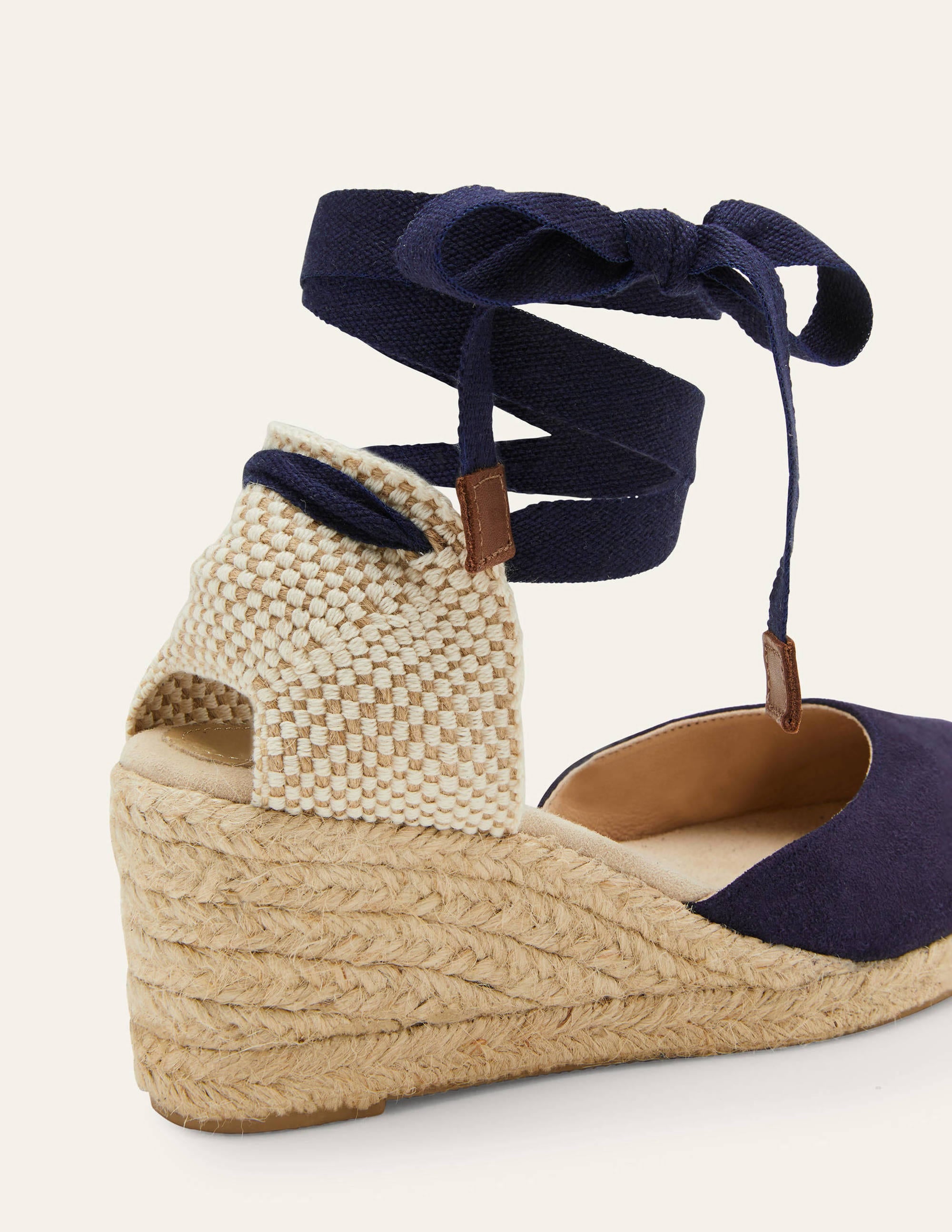 Cassie Espadrille Wedge-Navy - Image 4
