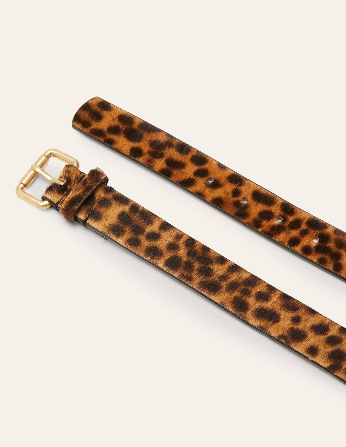 Classic Buckle Belt-Tan Leopard - Image 2