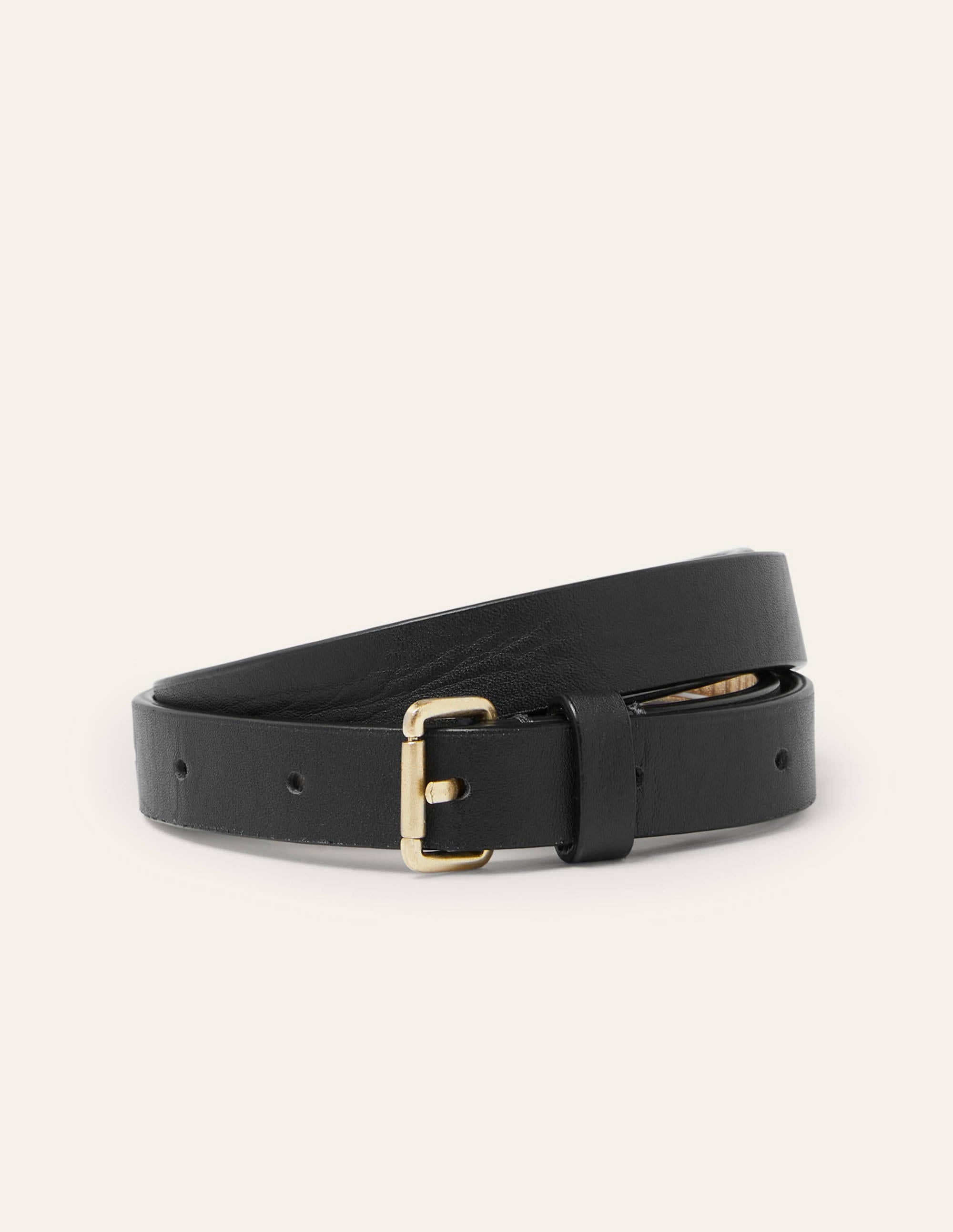 Skinny Buckle Belt-Navy - Image 1