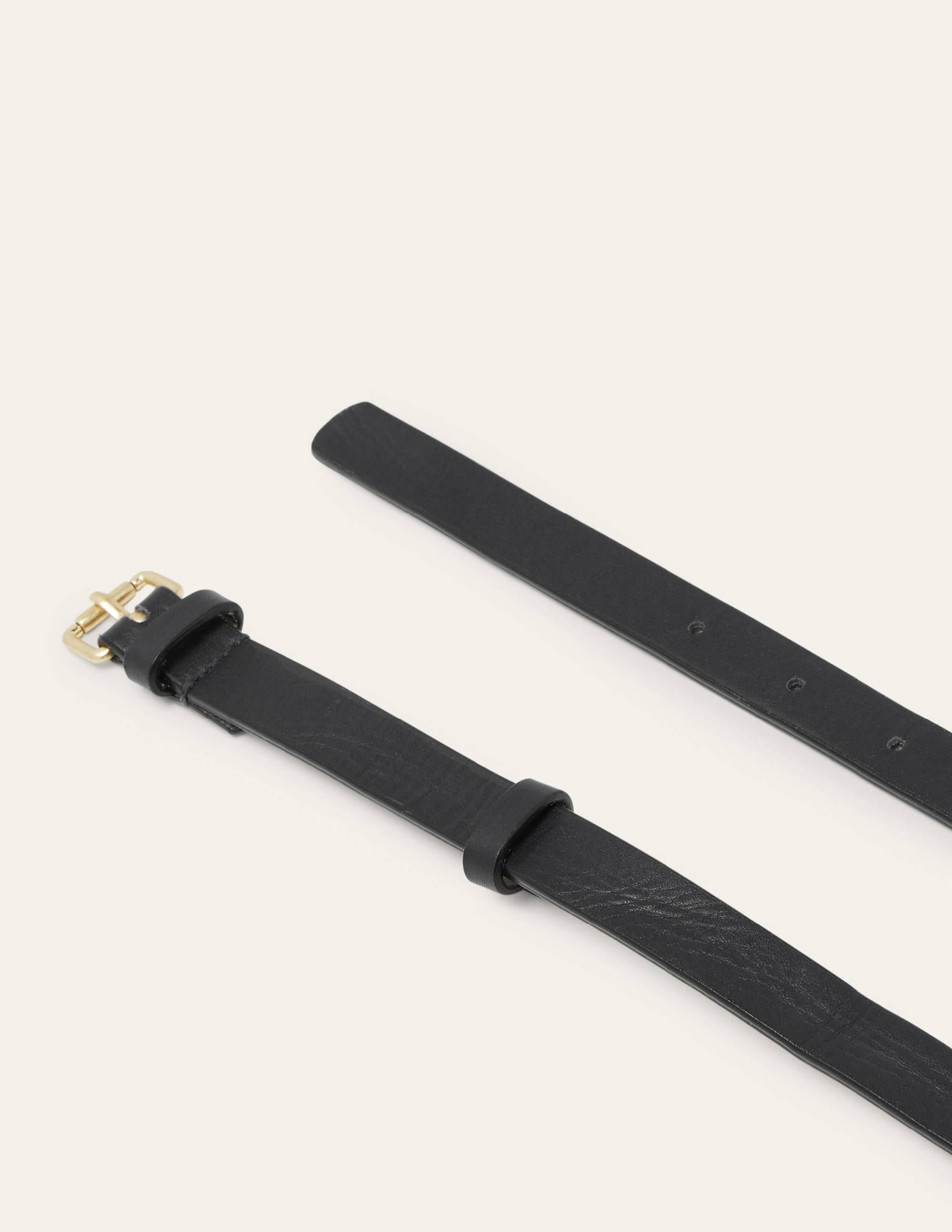 Skinny Buckle Belt-Navy - Image 2