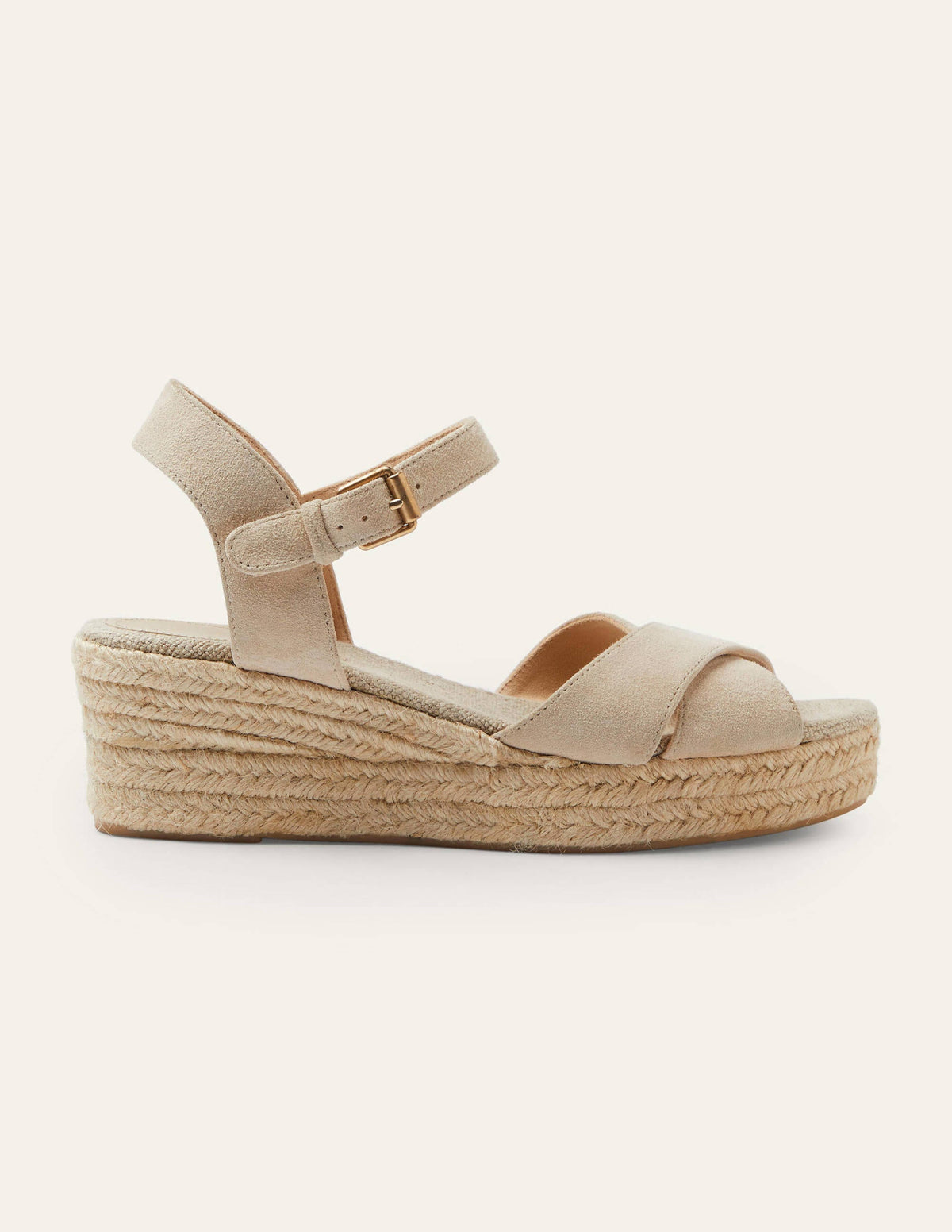 Jasmine Espadrille Wedges-Oatmeal - Image 2