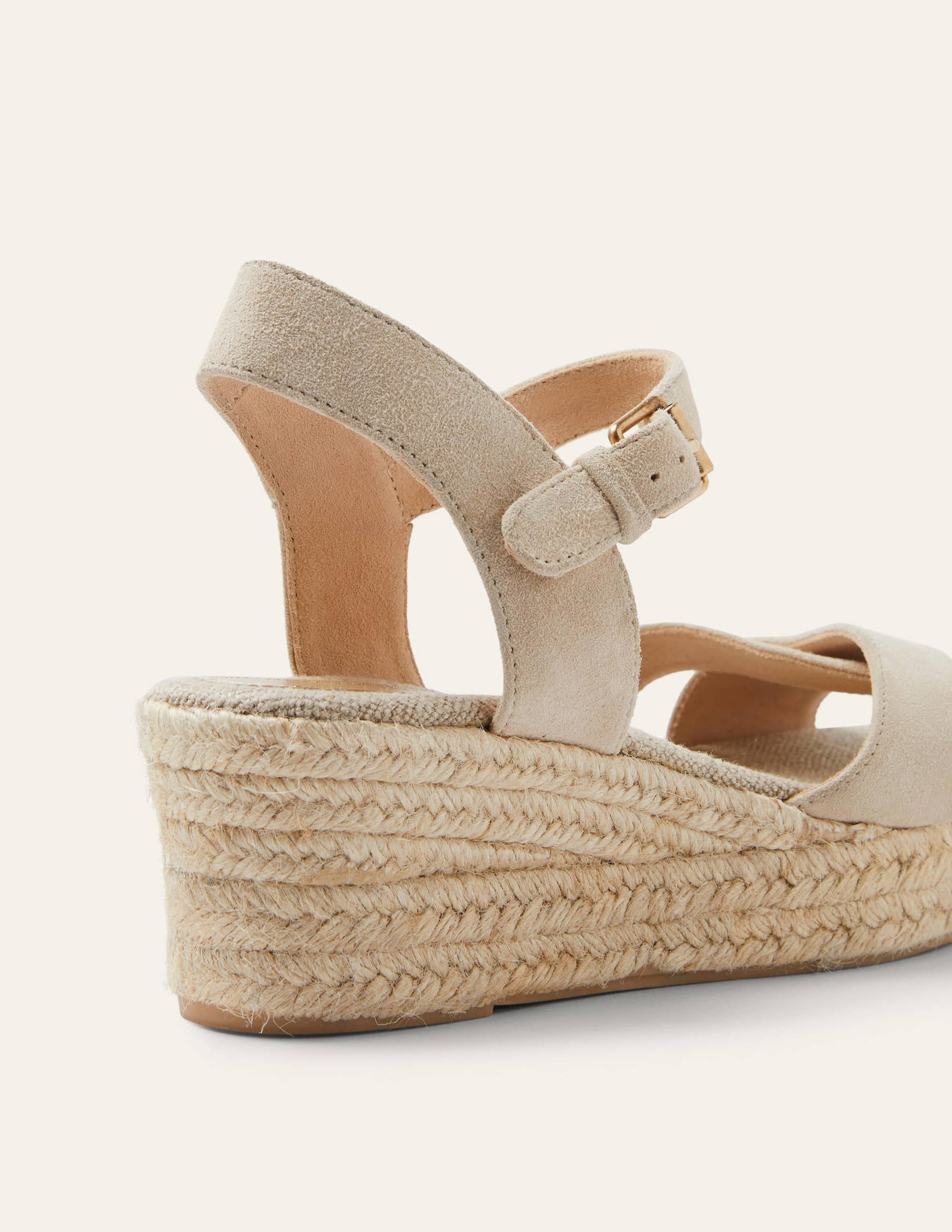 Jasmine Espadrille Wedges-Oatmeal - Image 3