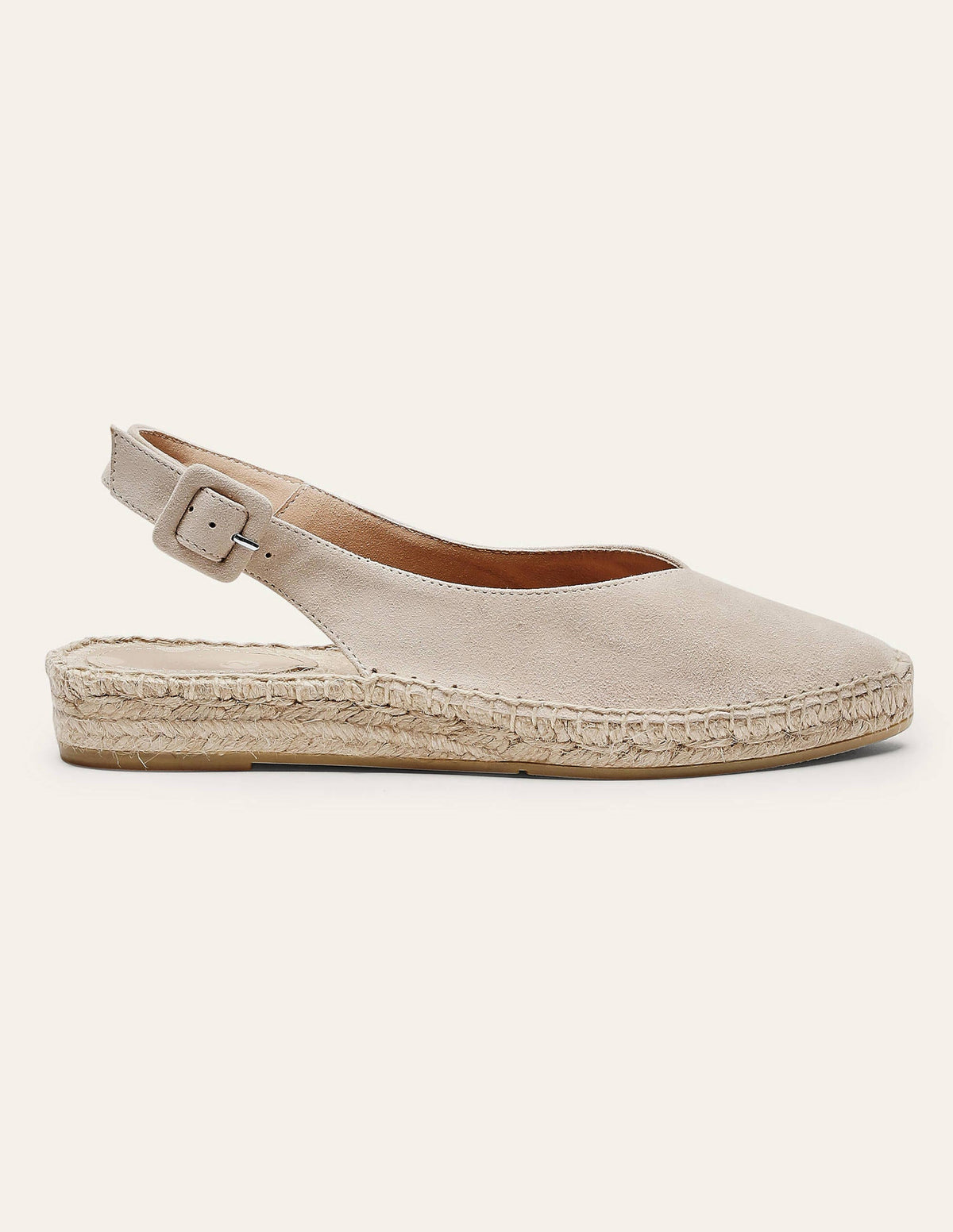 Slingback Espadrille Sandals-Oatmeal - Image 2