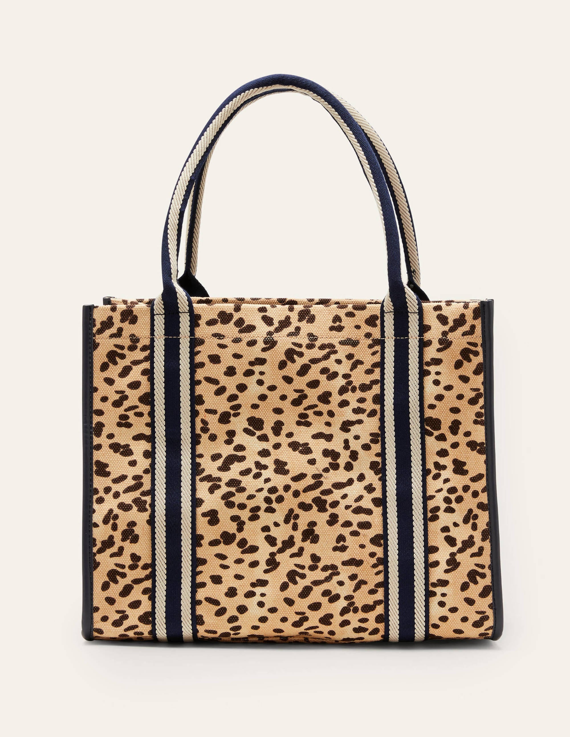 Tilda Canvas Tote Bag-Natural Leopard - Image 2