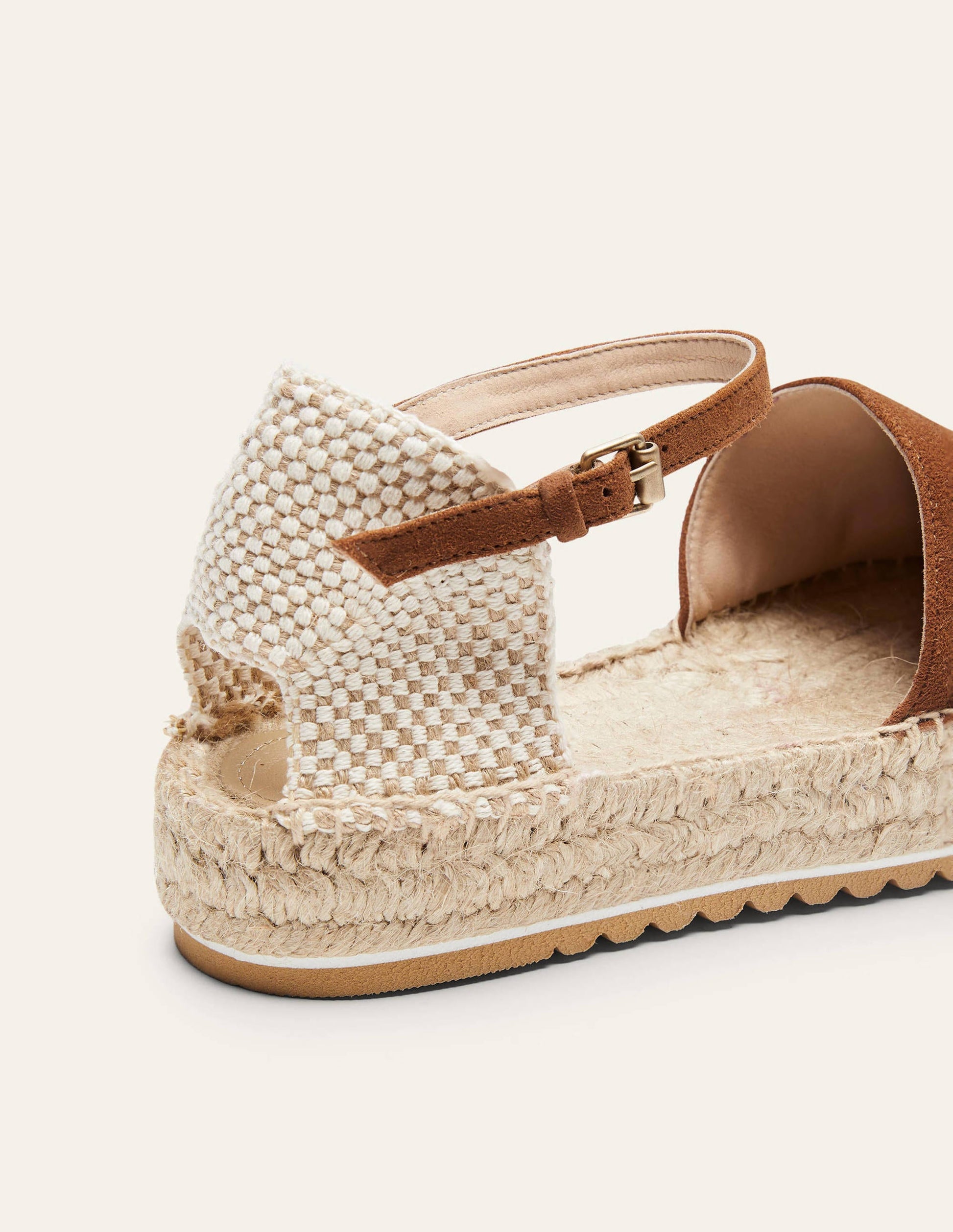 Flatform Espadrilles-Tan-3