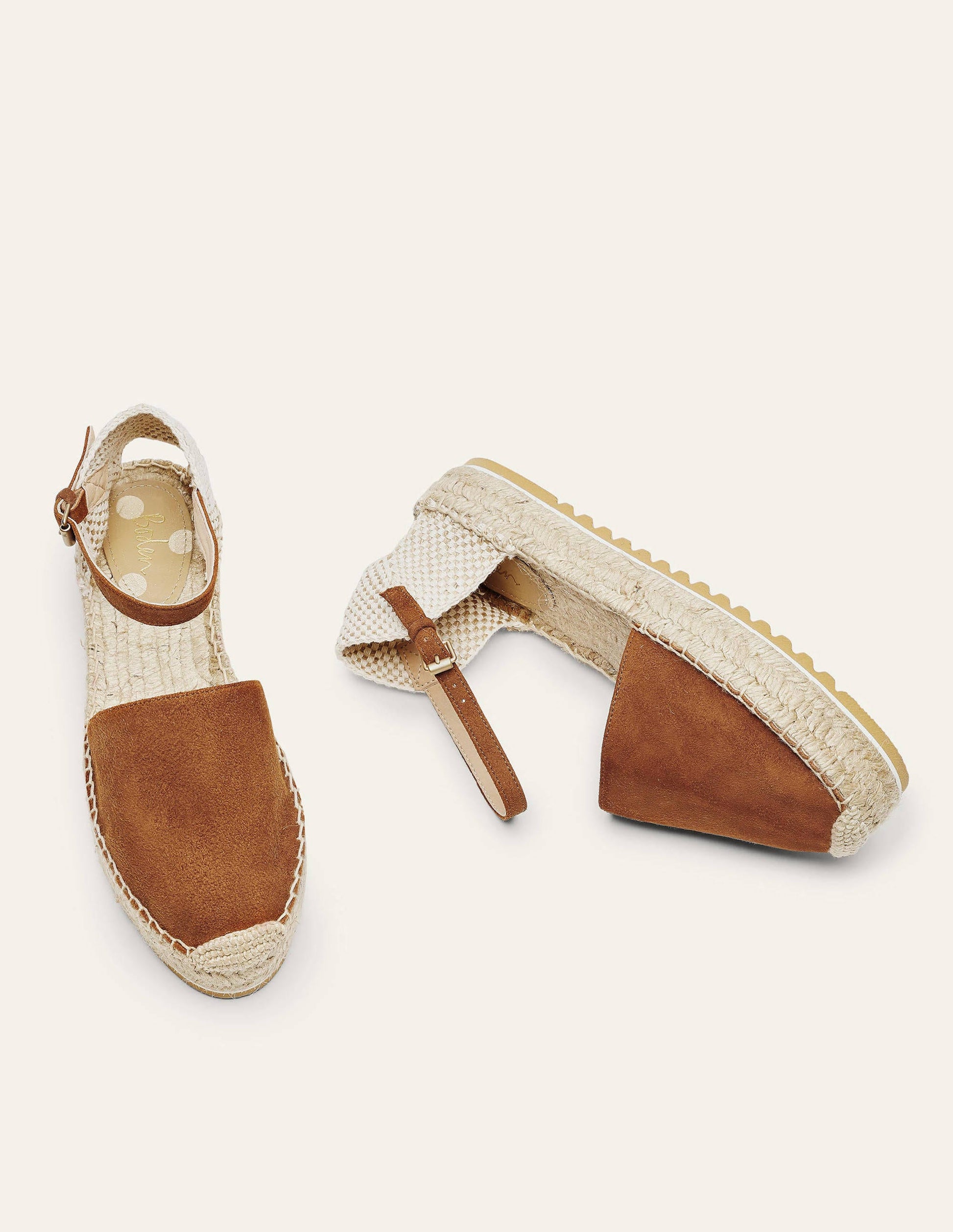 Flatform Espadrilles-Tan-4
