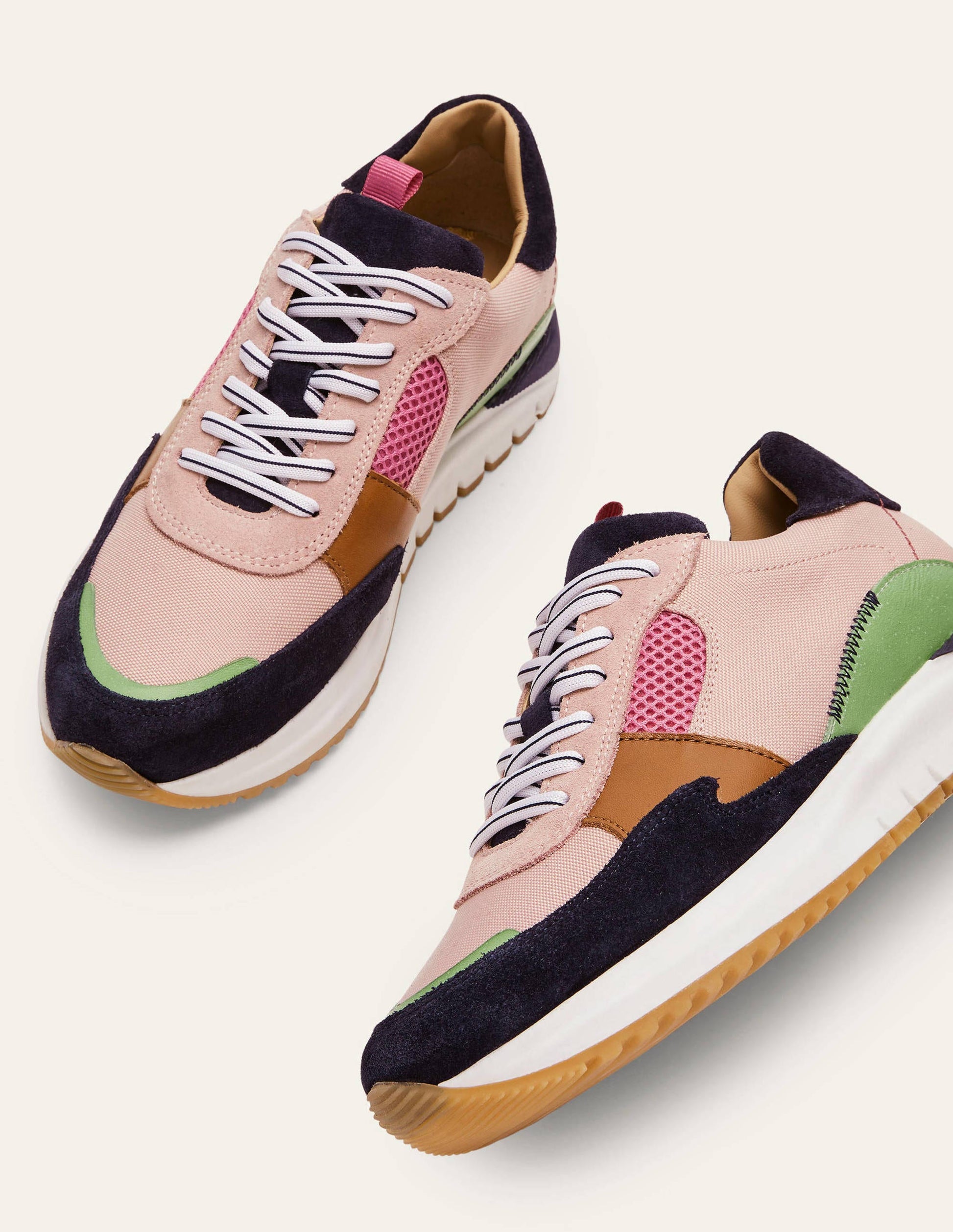 Colourblock Sneakers-Milkshake-3