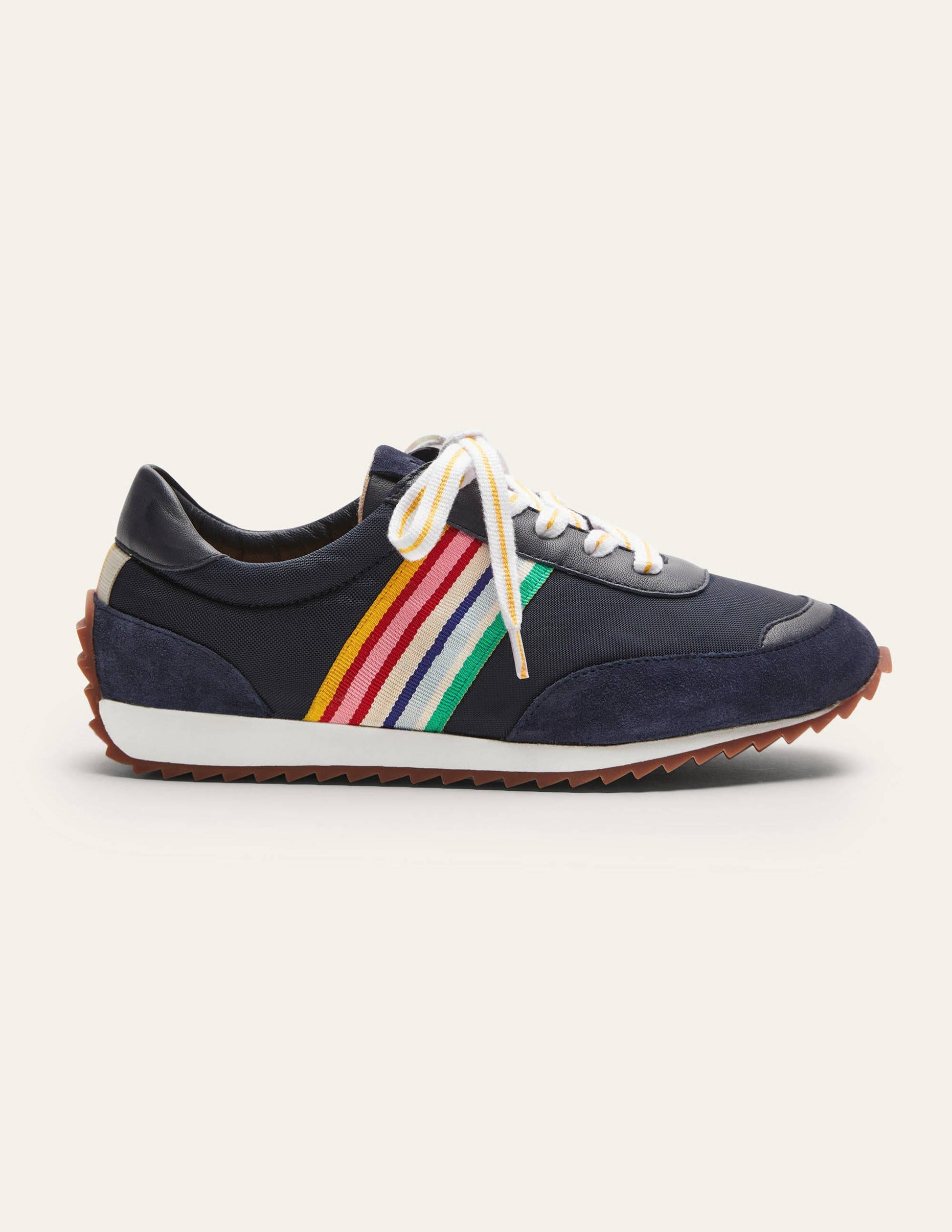 Striped Runner Sneakers-Navy, Multi Stripe-2
