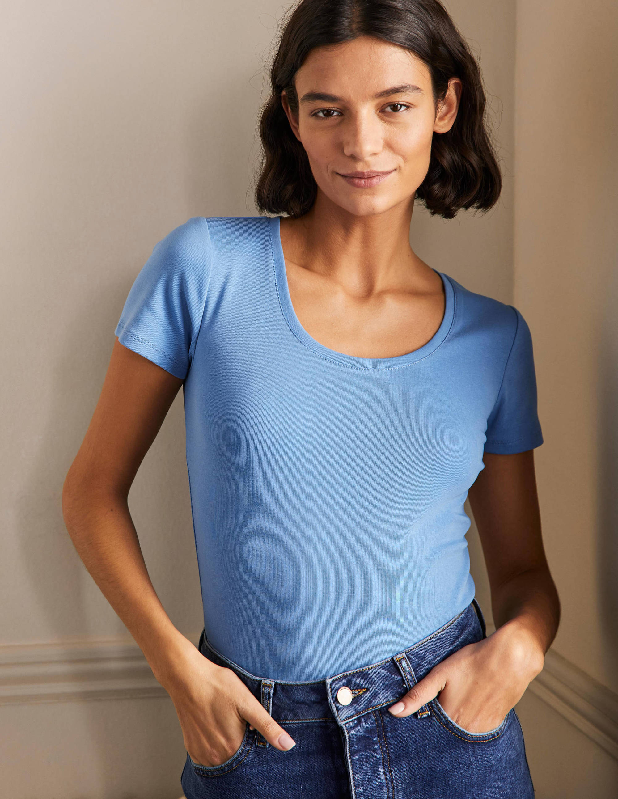 Essential Short Sleeve Tee-Grape Hyacinth - Image 1