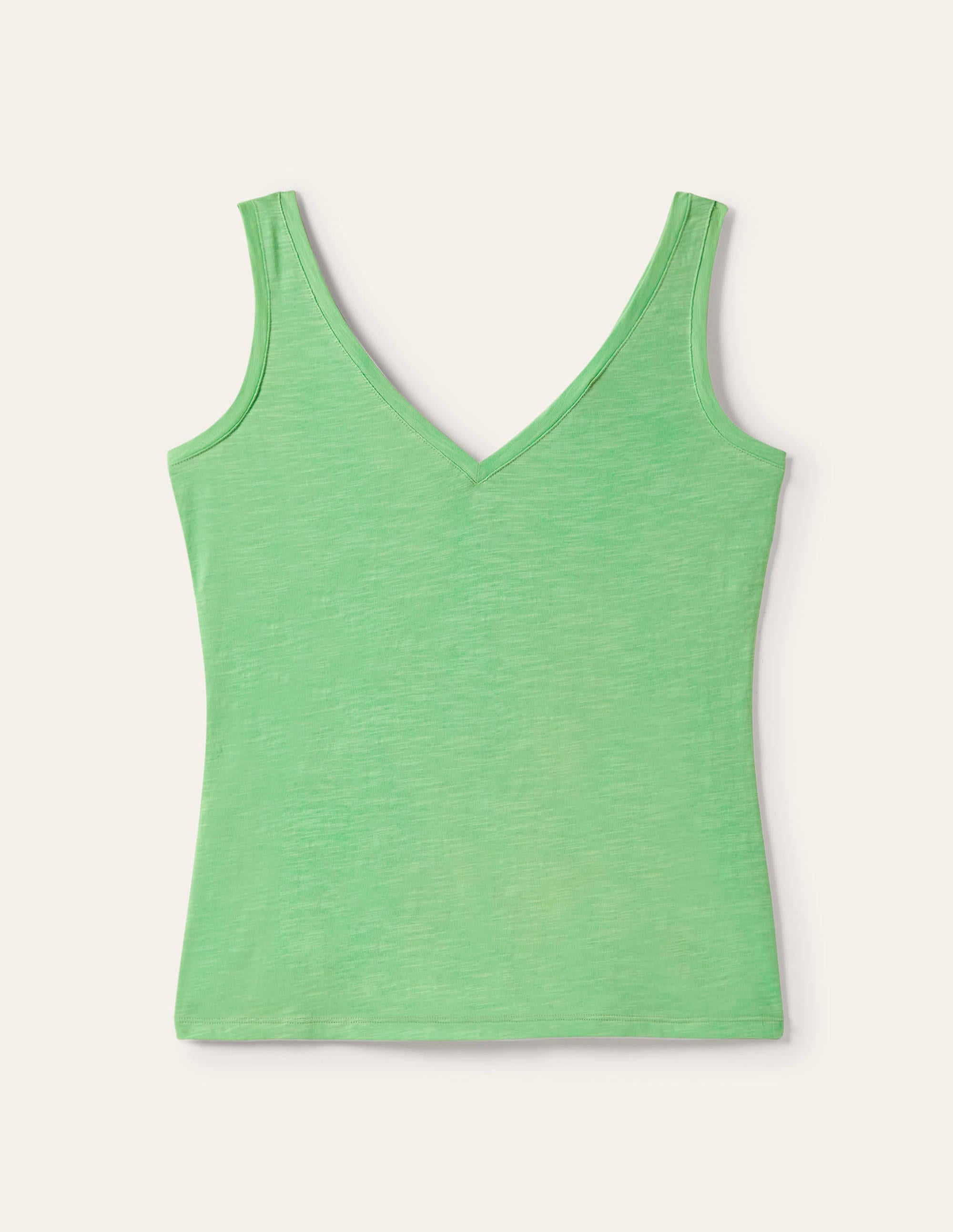 Cotton Tank Top-Zephyr Green - Image 5