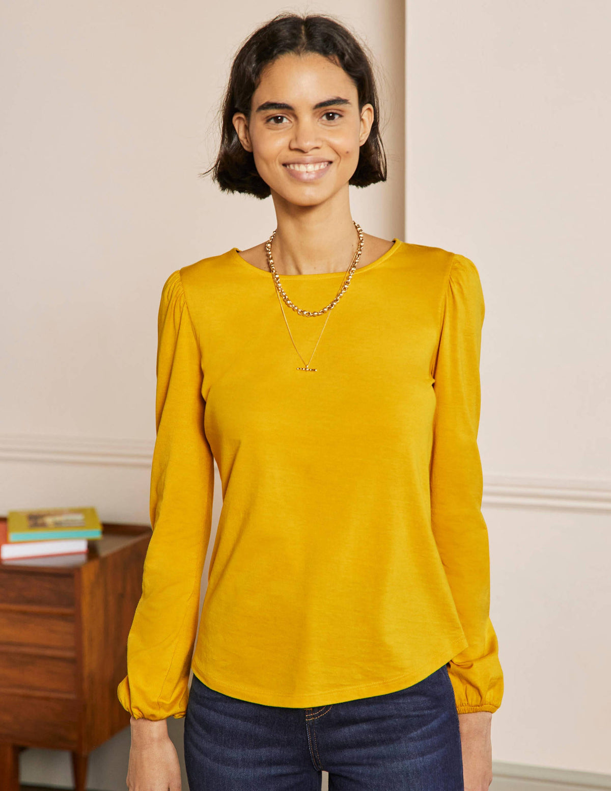 Supersoft Long Sleeve Top-Honeycomb-1