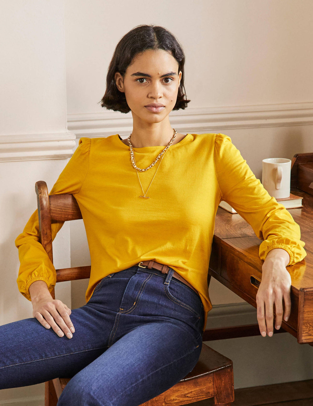Supersoft Long Sleeve Top-Honeycomb - Image 4