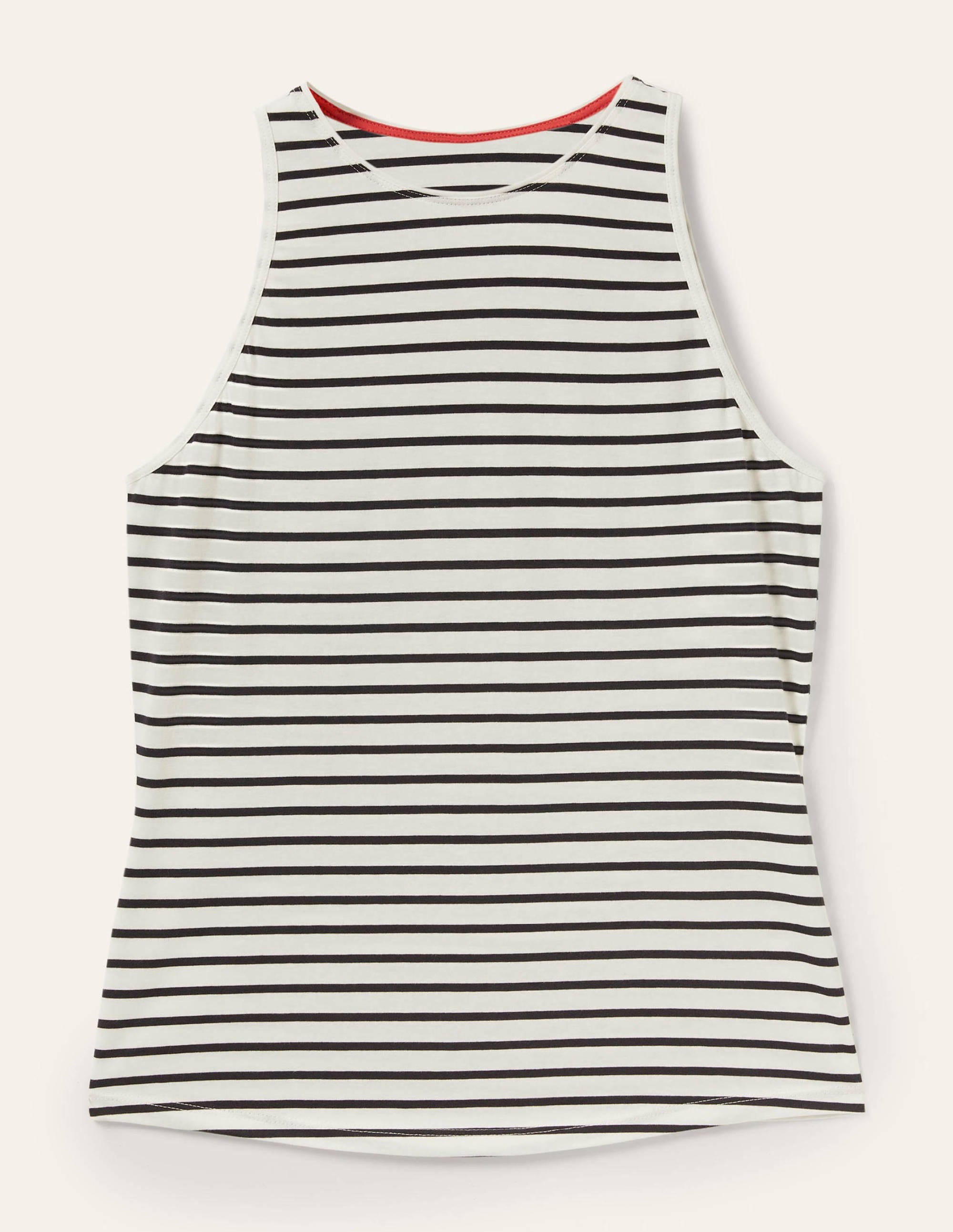 Supersoft Vest-Ivory / Navy Stripe - Image 11