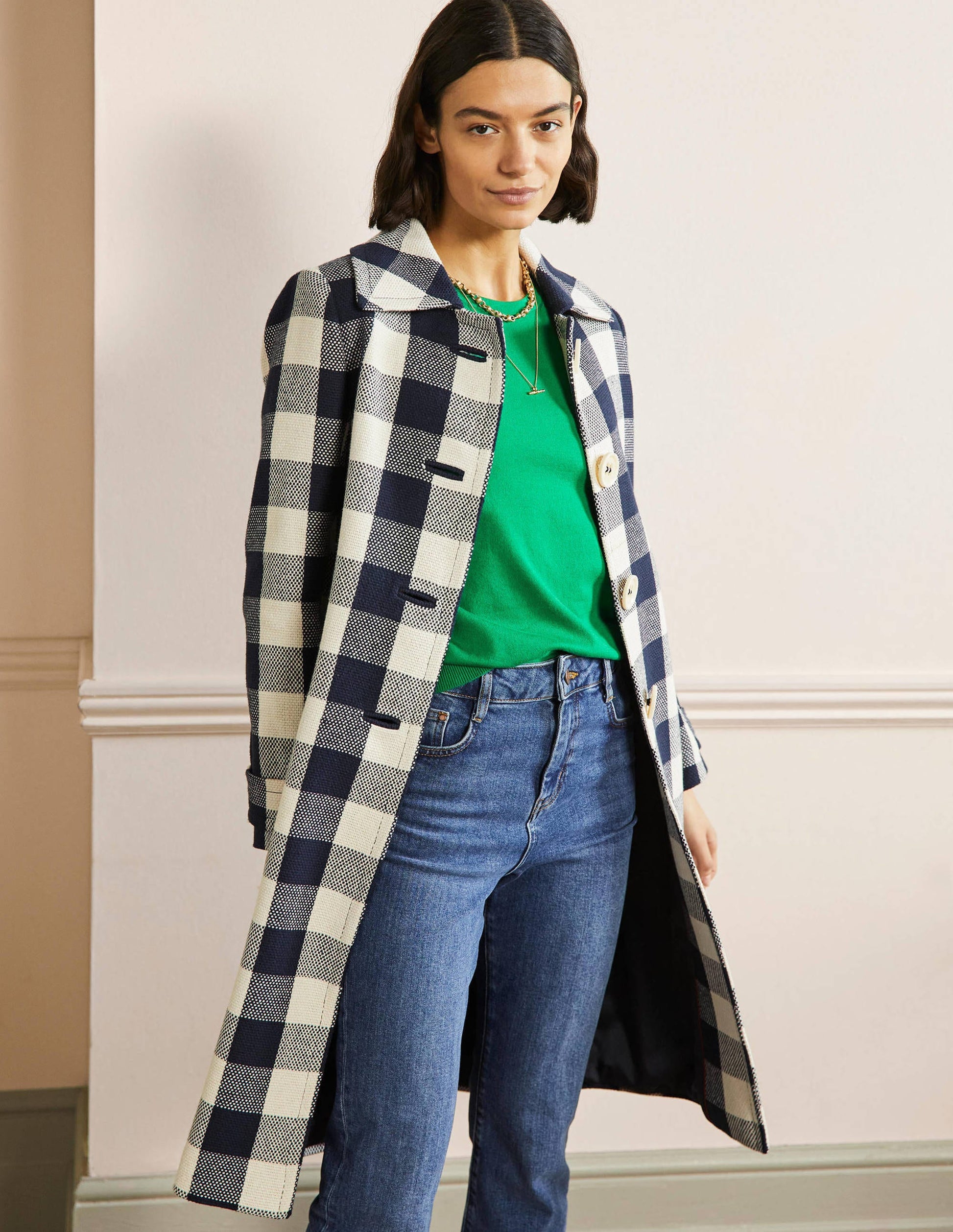 Cotton Crew Neck Sweater-Highland Green-4
