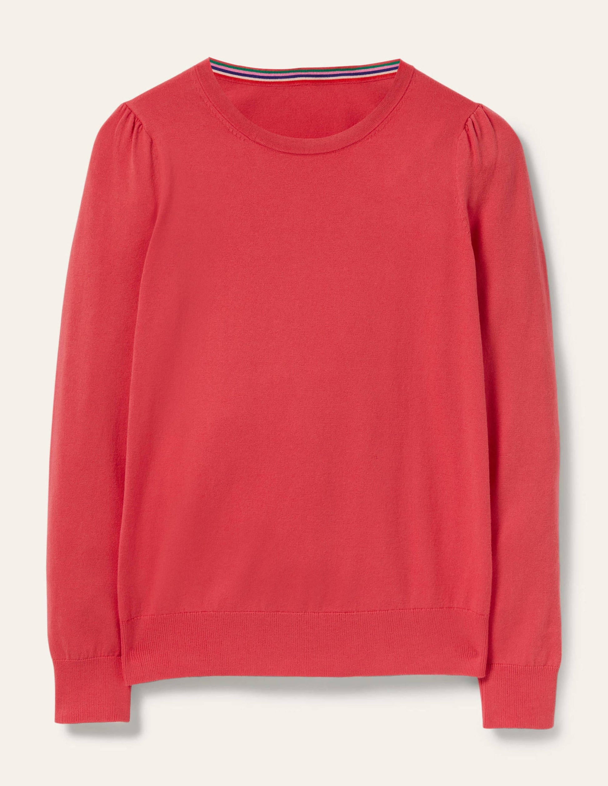 Cotton Crew Neck Sweater-Radish-7