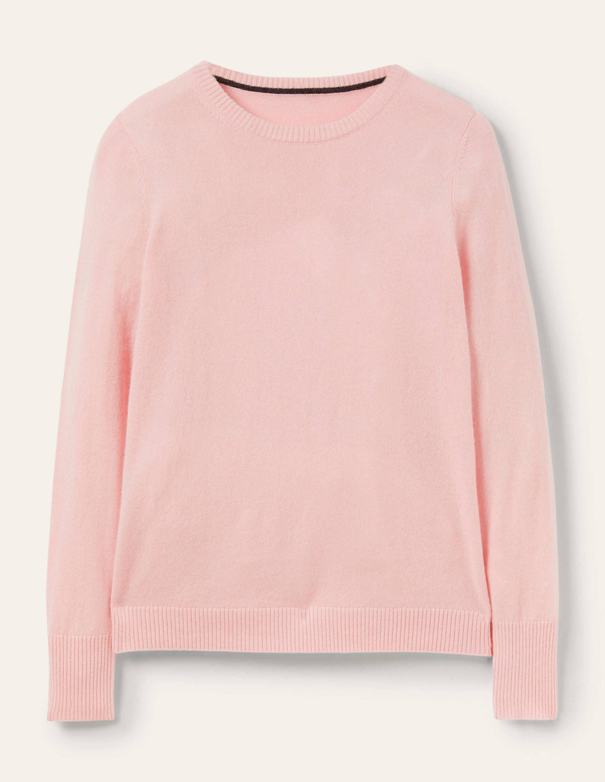 Cashmere Crew Neck Sweater-Pink Blush-6