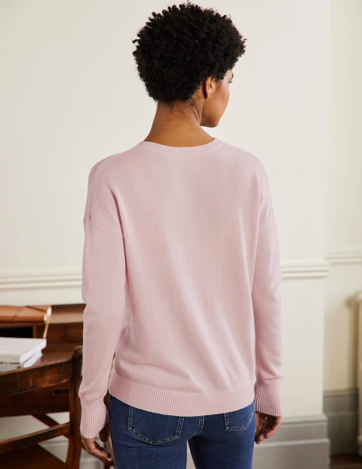 Margot Cashmere Sweater-Milkshake, Cherry-3