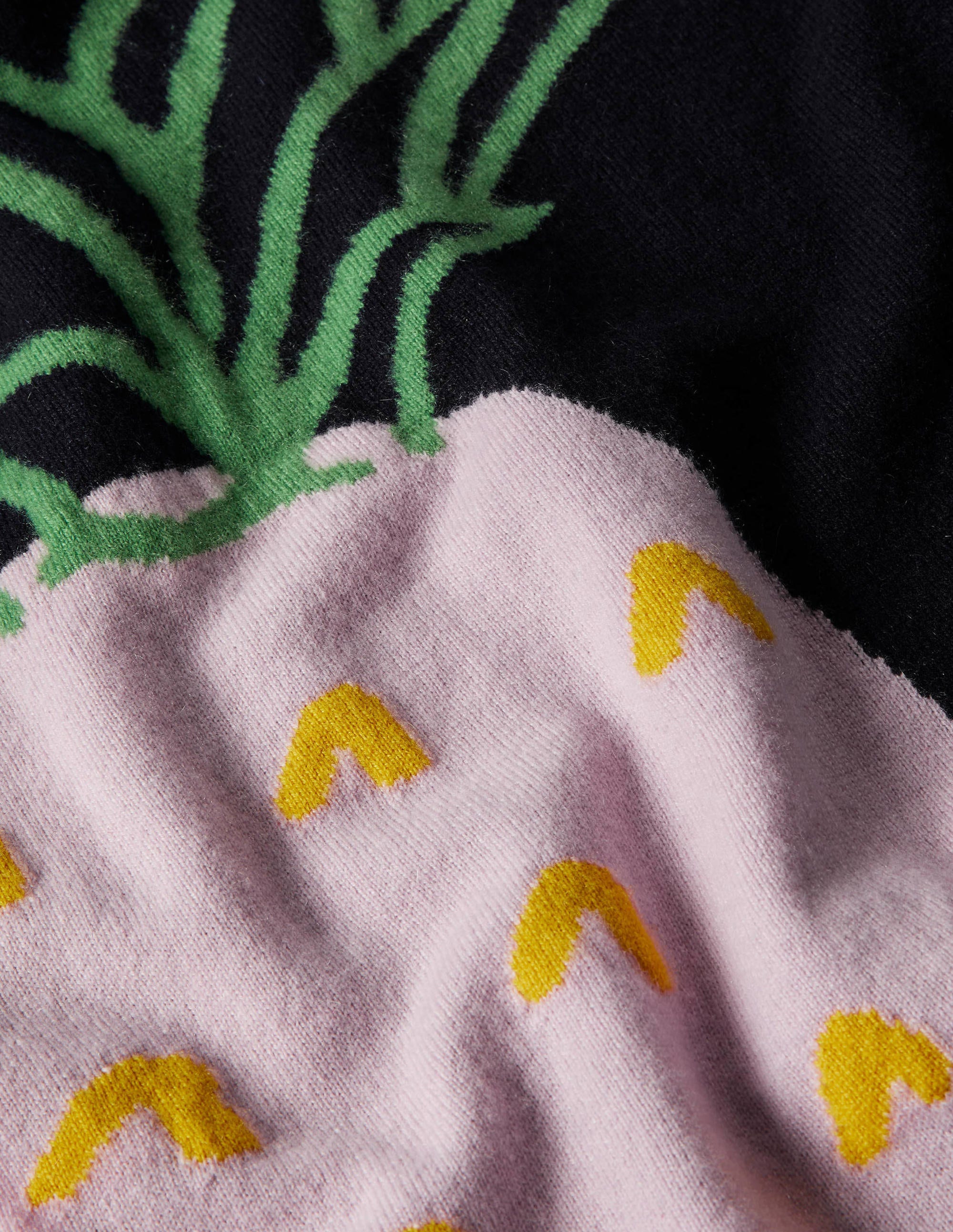 Margot Cashmere Sweater-Navy, Pineapple - Image 5