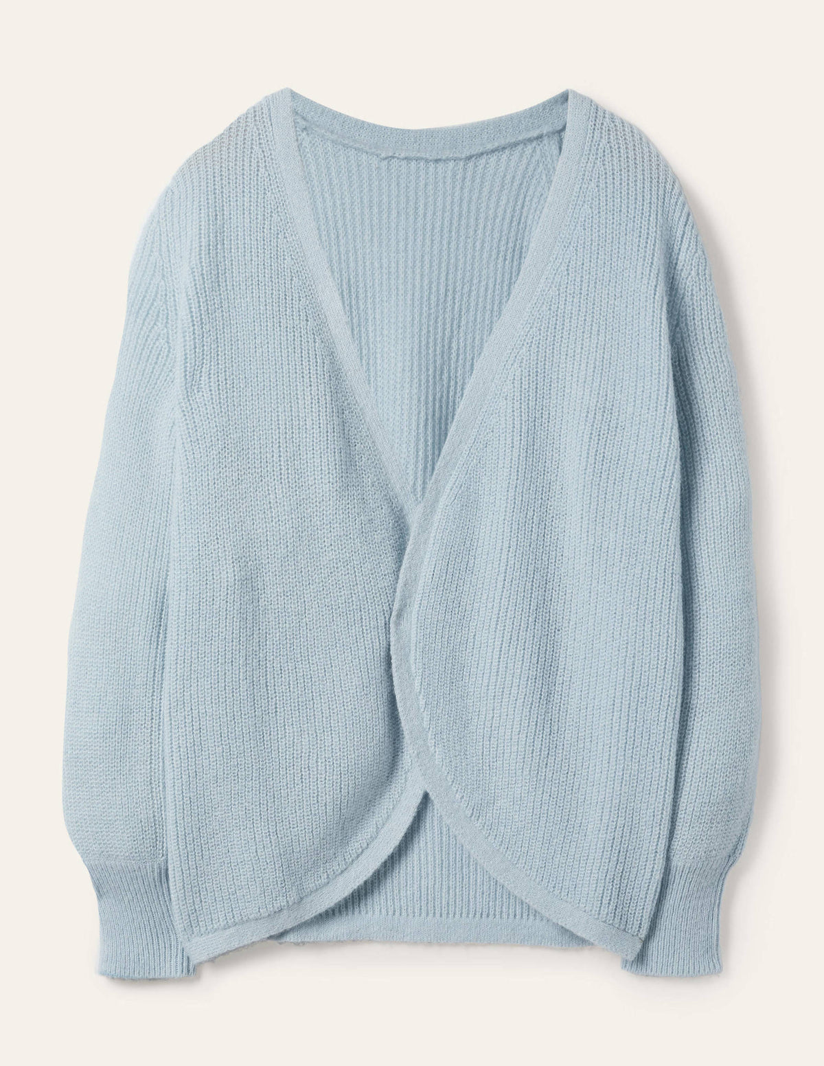 Relaxed Fluffy Cardigan-Dawn Sky - Image 6