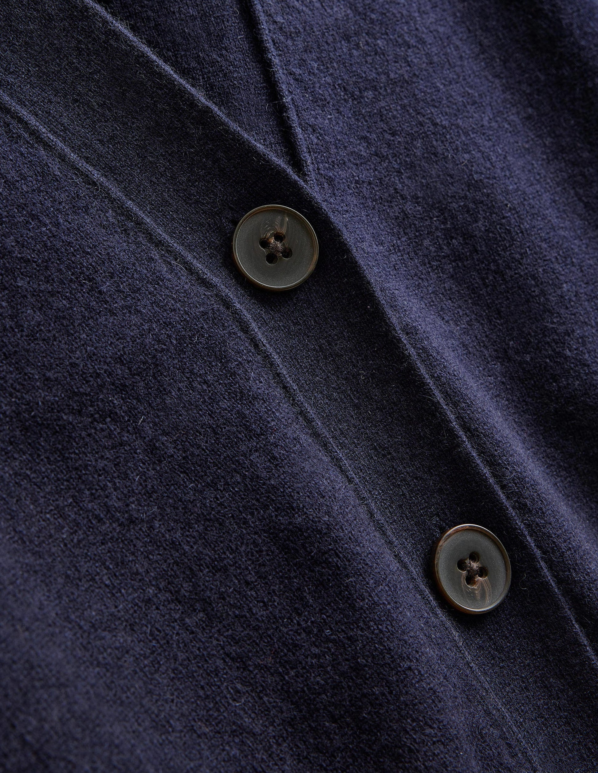 Cropped Cashmere V Cardigan-Navy-8
