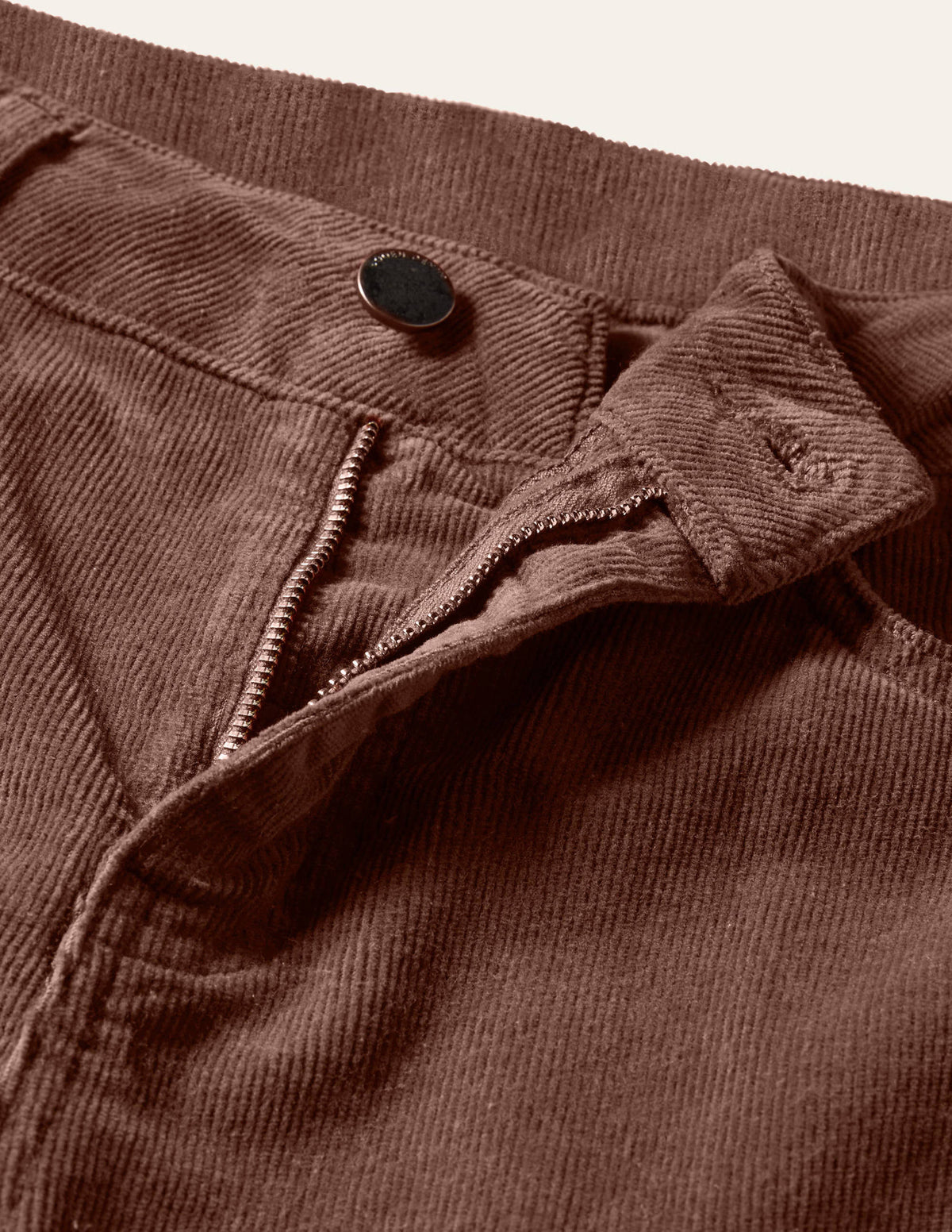 Cord Girlfriend Jeans-Red Oak - Image 5