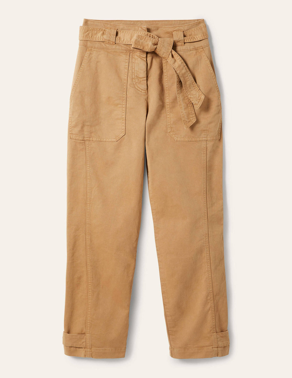 Cuff Strap Tie Pants-Ground Ginger - Image 5