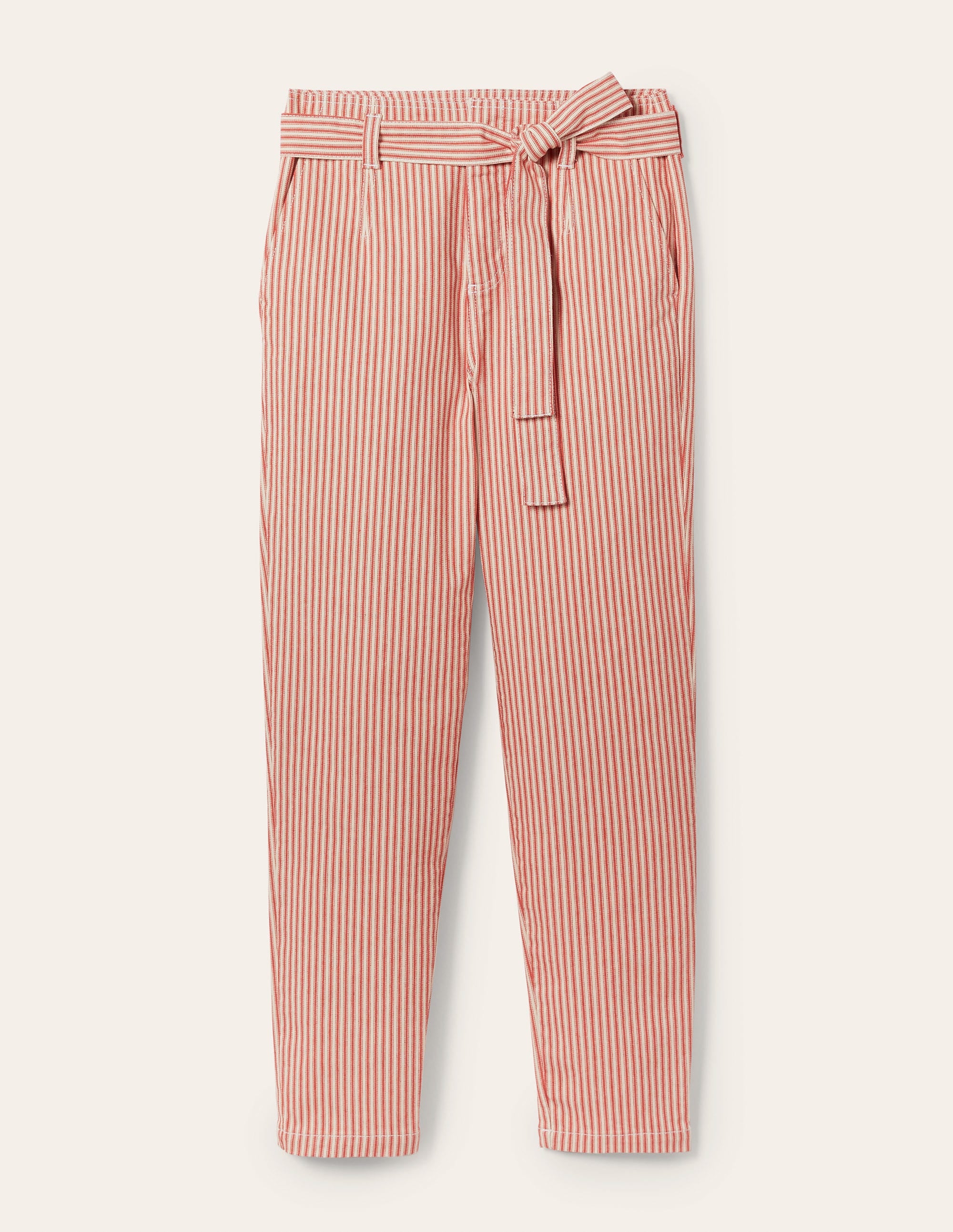 Tie Waist Jeans-Red Ticking Stripe - Image 6