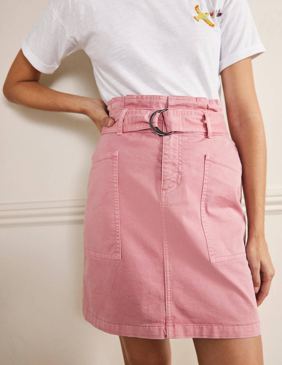 Paperbag Tie Skirt-Cherry Smoothie - Image 4