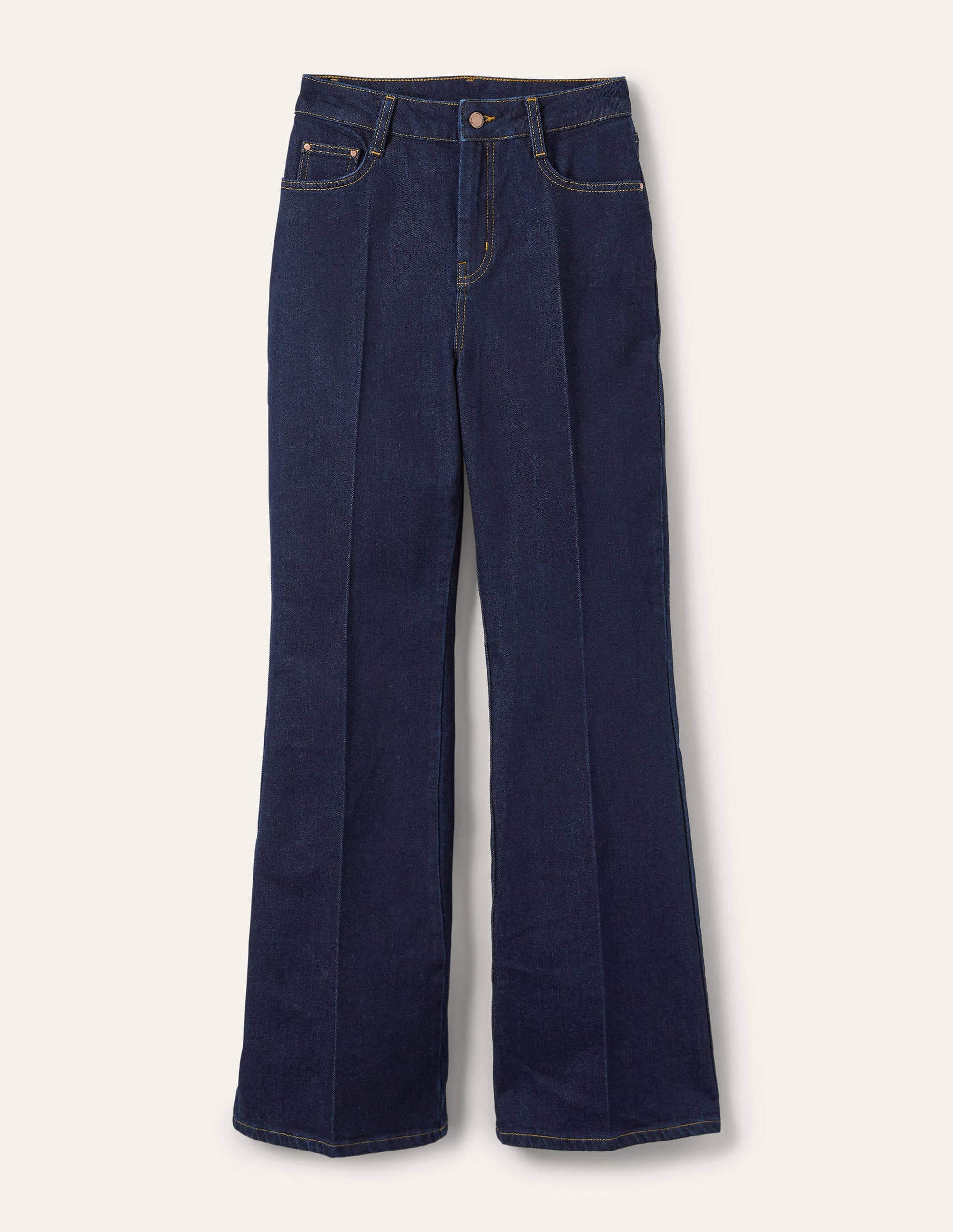 High Waist Smart Flare-Indigo - Image 5