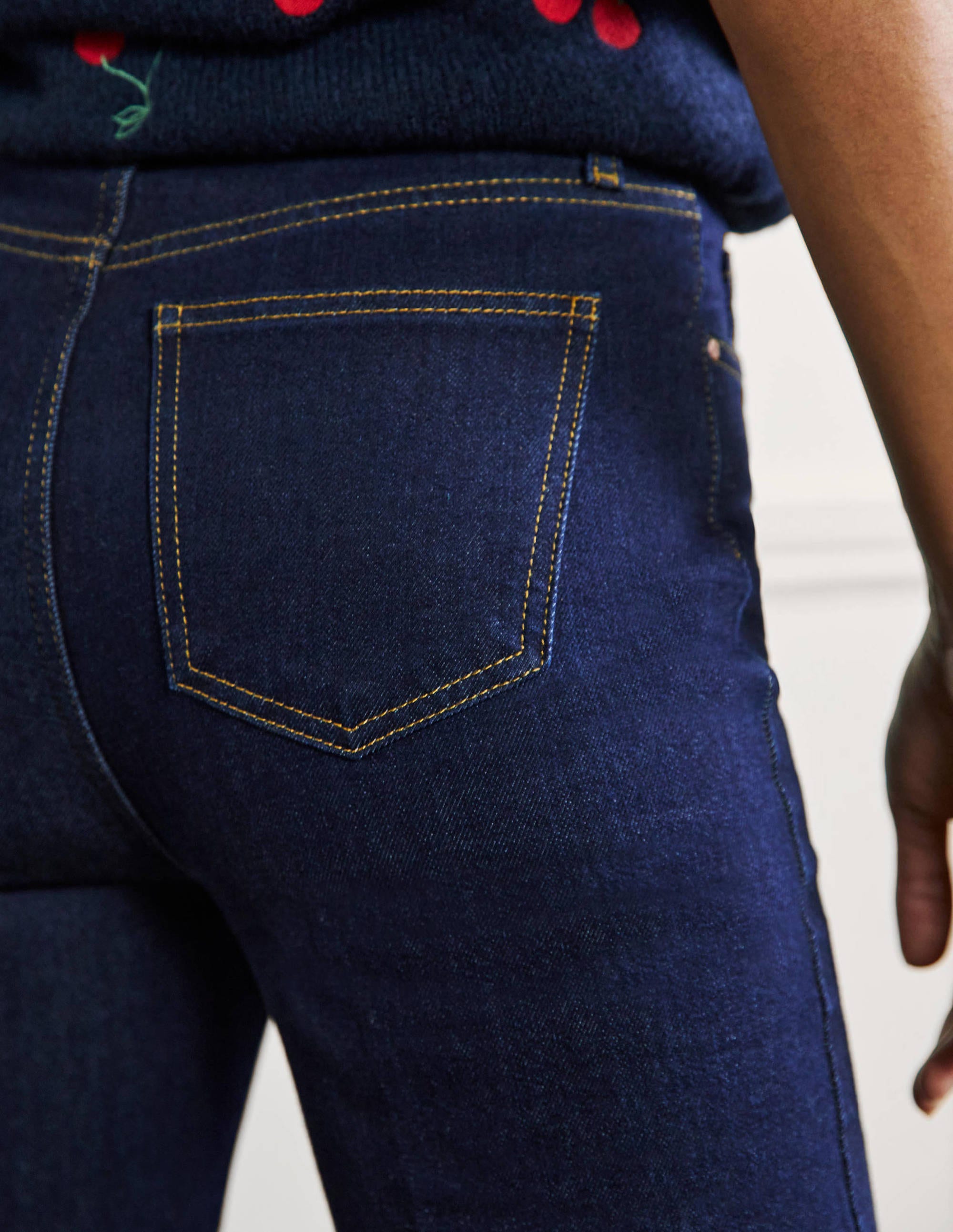 High Waist Smart Flare-Indigo - Image 2