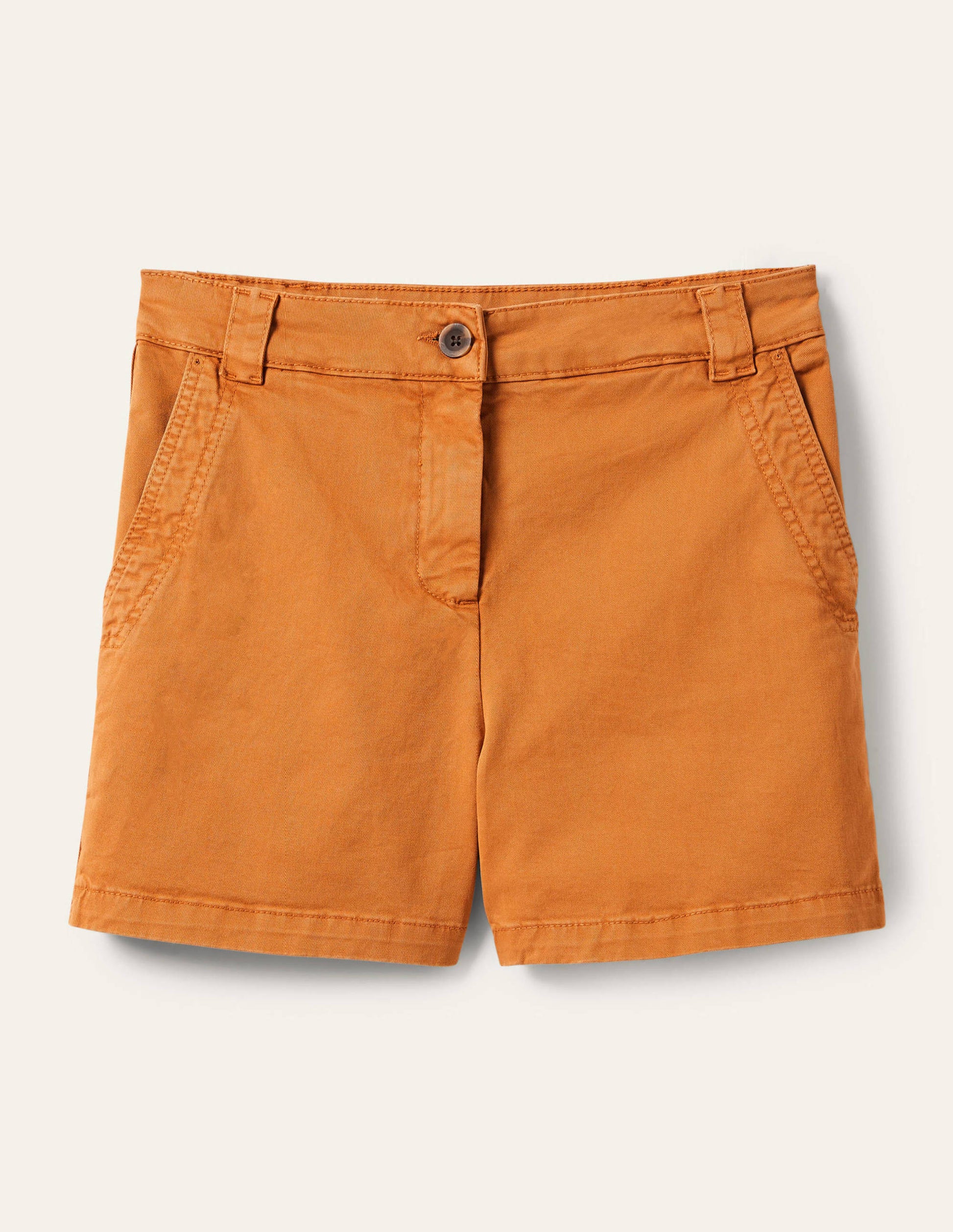 Classic Chino Shorts-Teak Wood Brown-5
