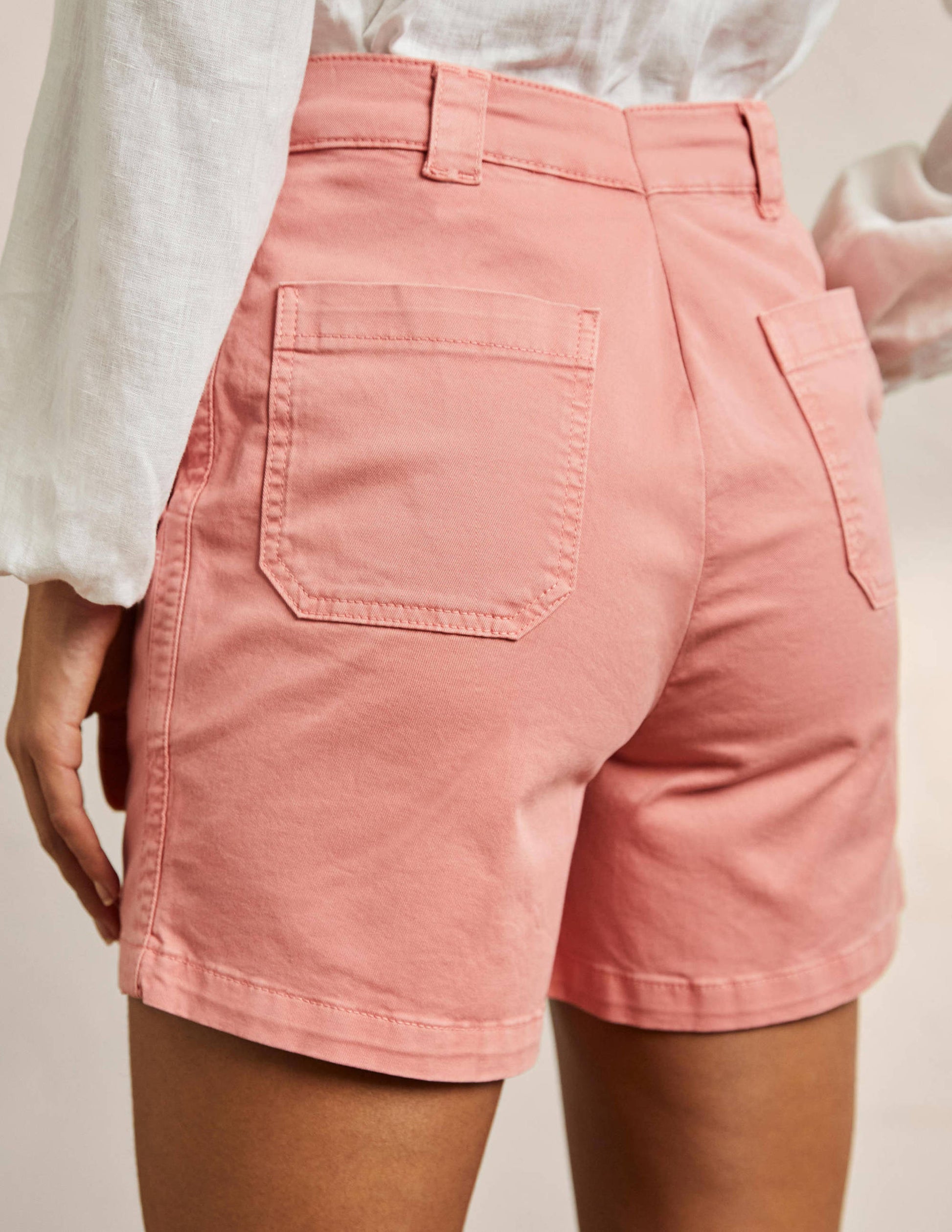 Classic Chino Shorts-Mauve Flower Pink-3