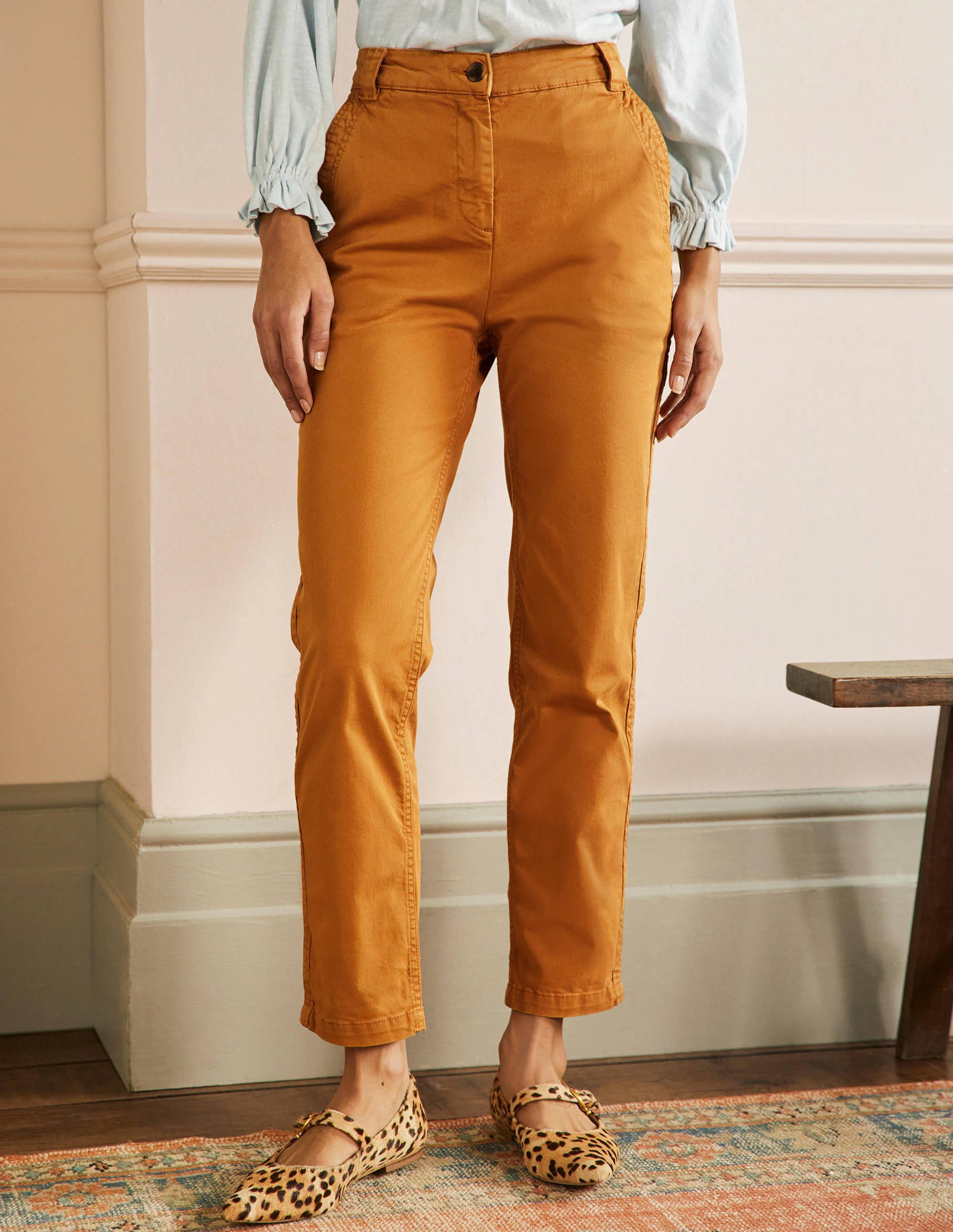 Classic Chino Pants-Teak Wood Brown - Image 4
