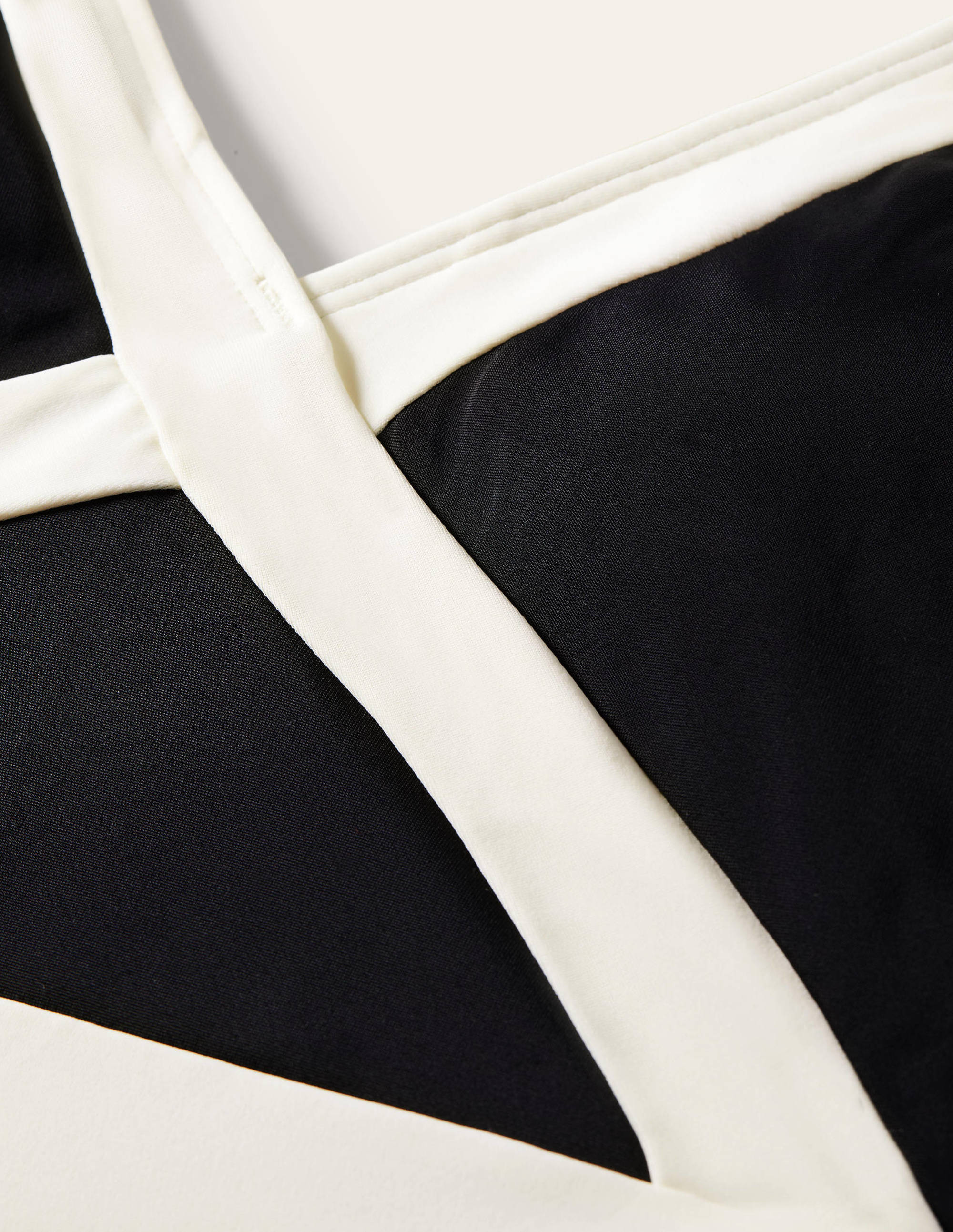 Kefalonia Halterneck Swimsuit-Black Colourblock - Image 5