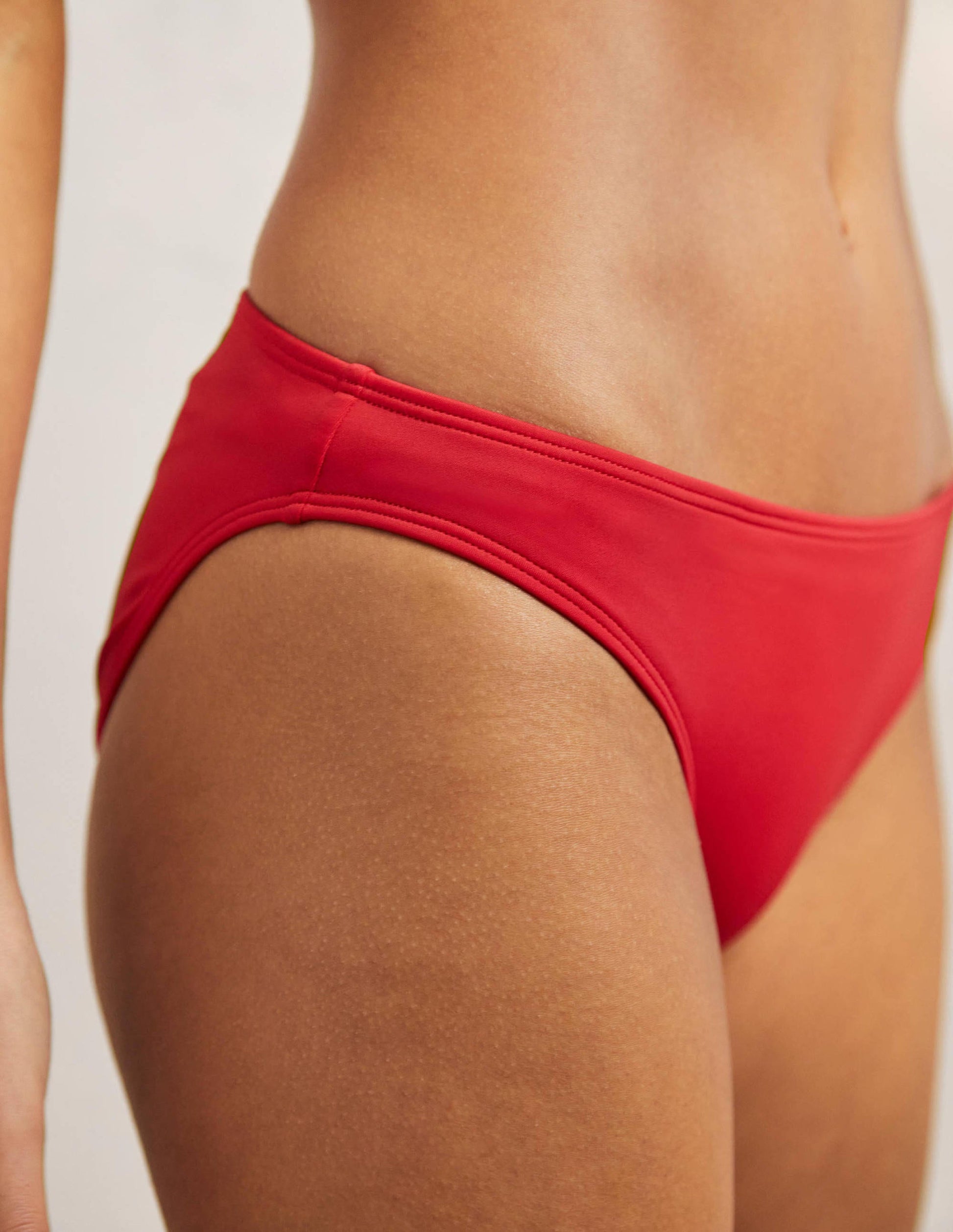 Classic Bikini Bottoms-Red-2