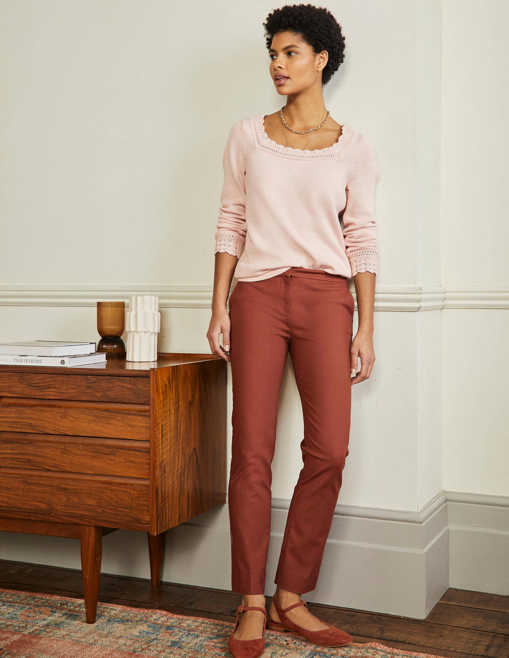 Richmond 7/8 Pants-Red Oak - Image 1