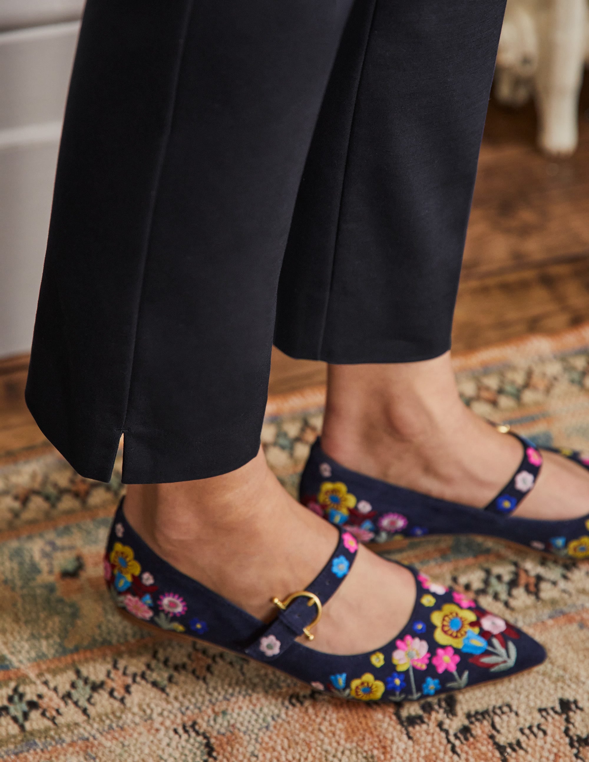 Richmond 7/8 Pants-Navy - Image 2