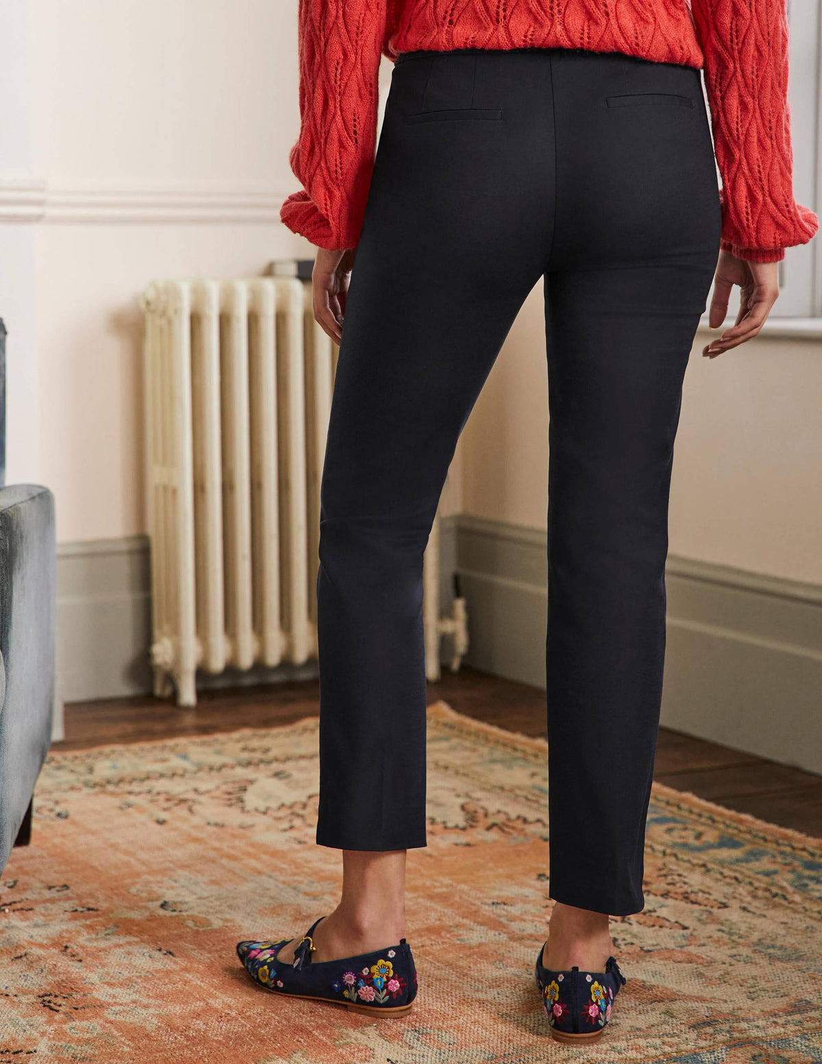 Richmond 7/8 Pants-Navy - Image 3