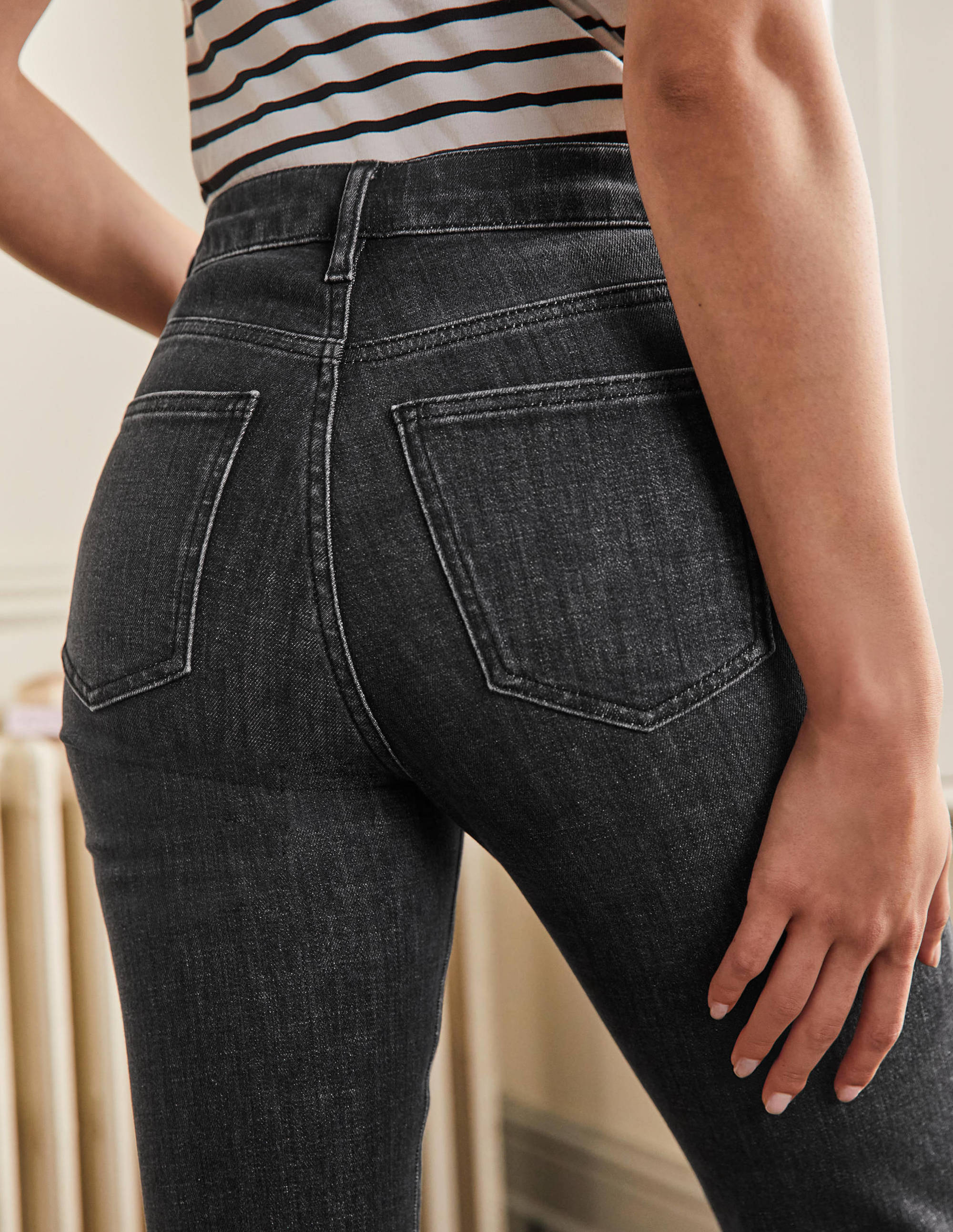 Slim Straight Jeans-Authentic Grey - Image 5
