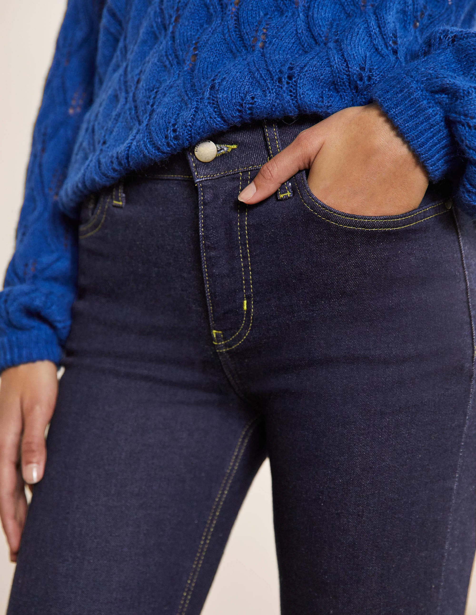 Slim Straight Jeans-Indigo - Image 2