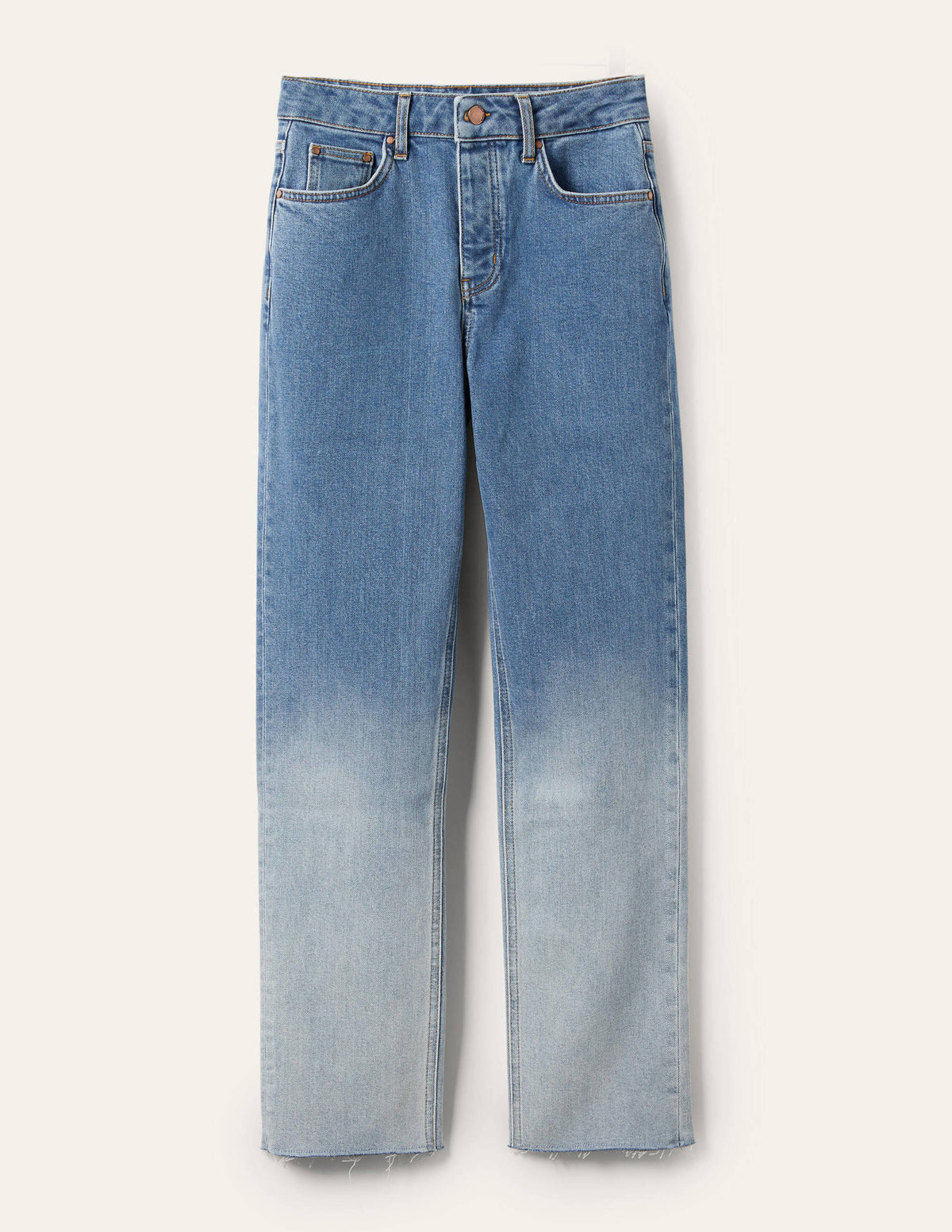 Relaxed Straight Jeans-Light Vintage Ombre - Image 5
